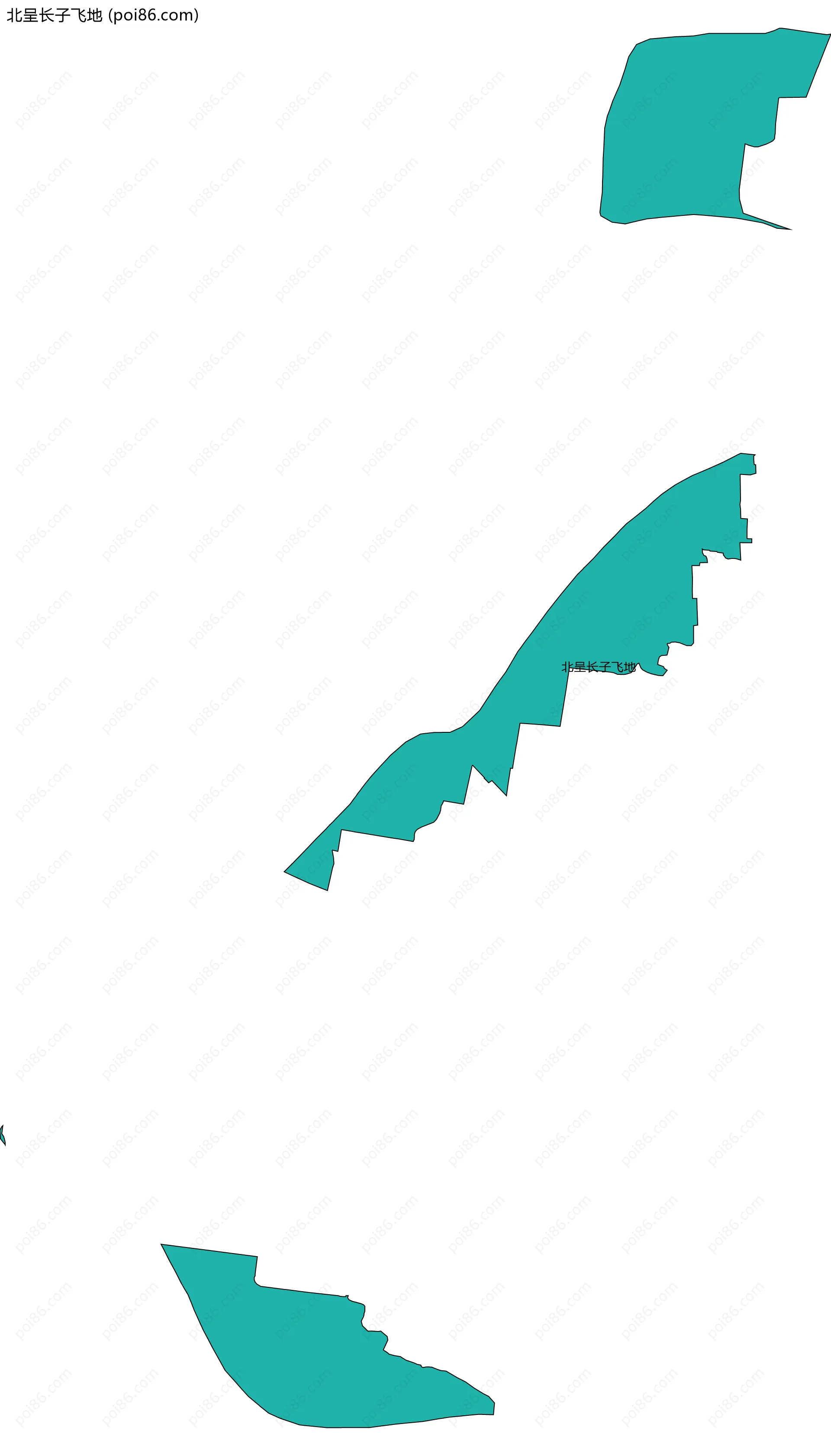 北呈长子飞地边界地图