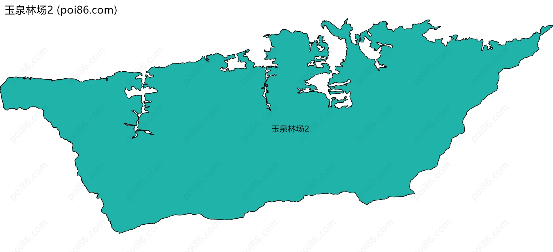 玉泉林场2边界地图