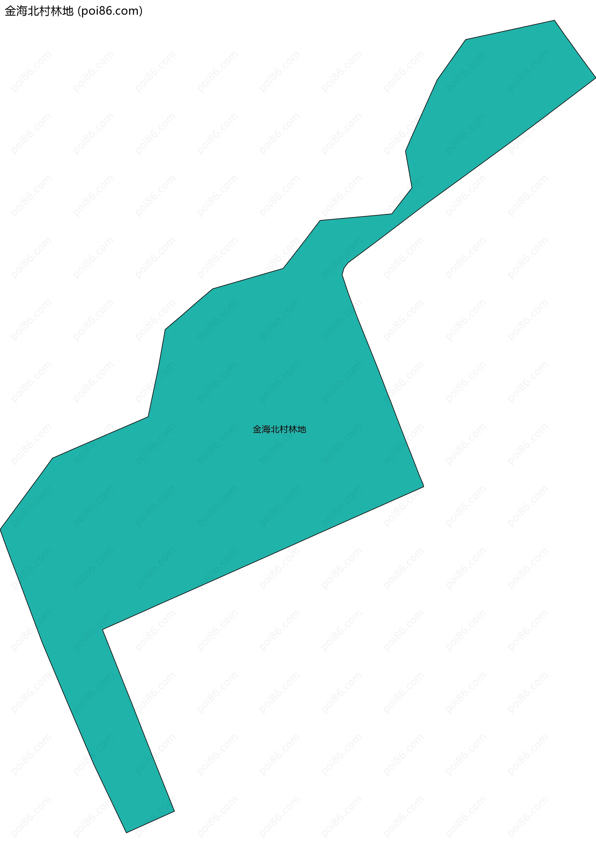 金海北村林地边界地图