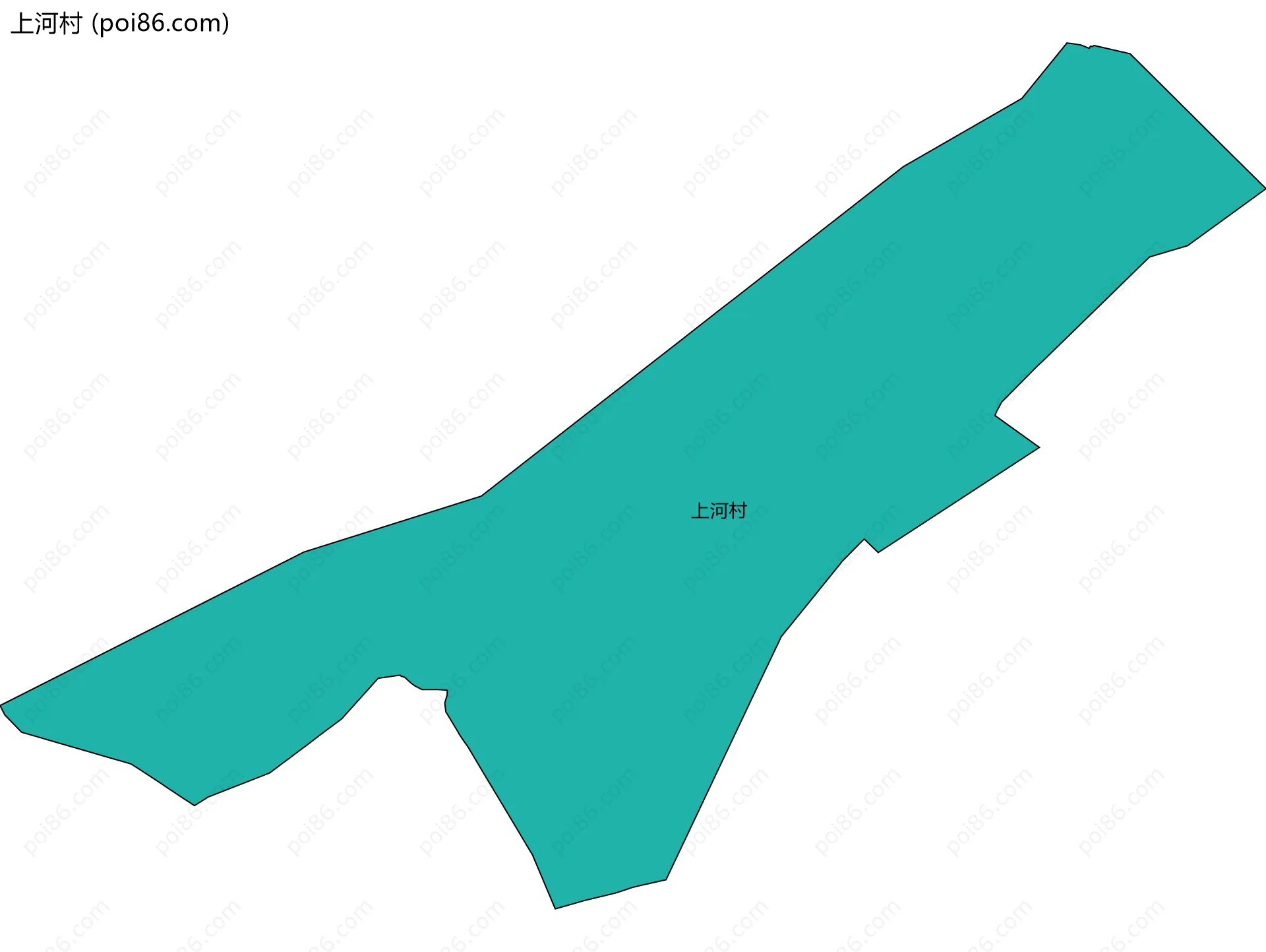 上河村边界地图