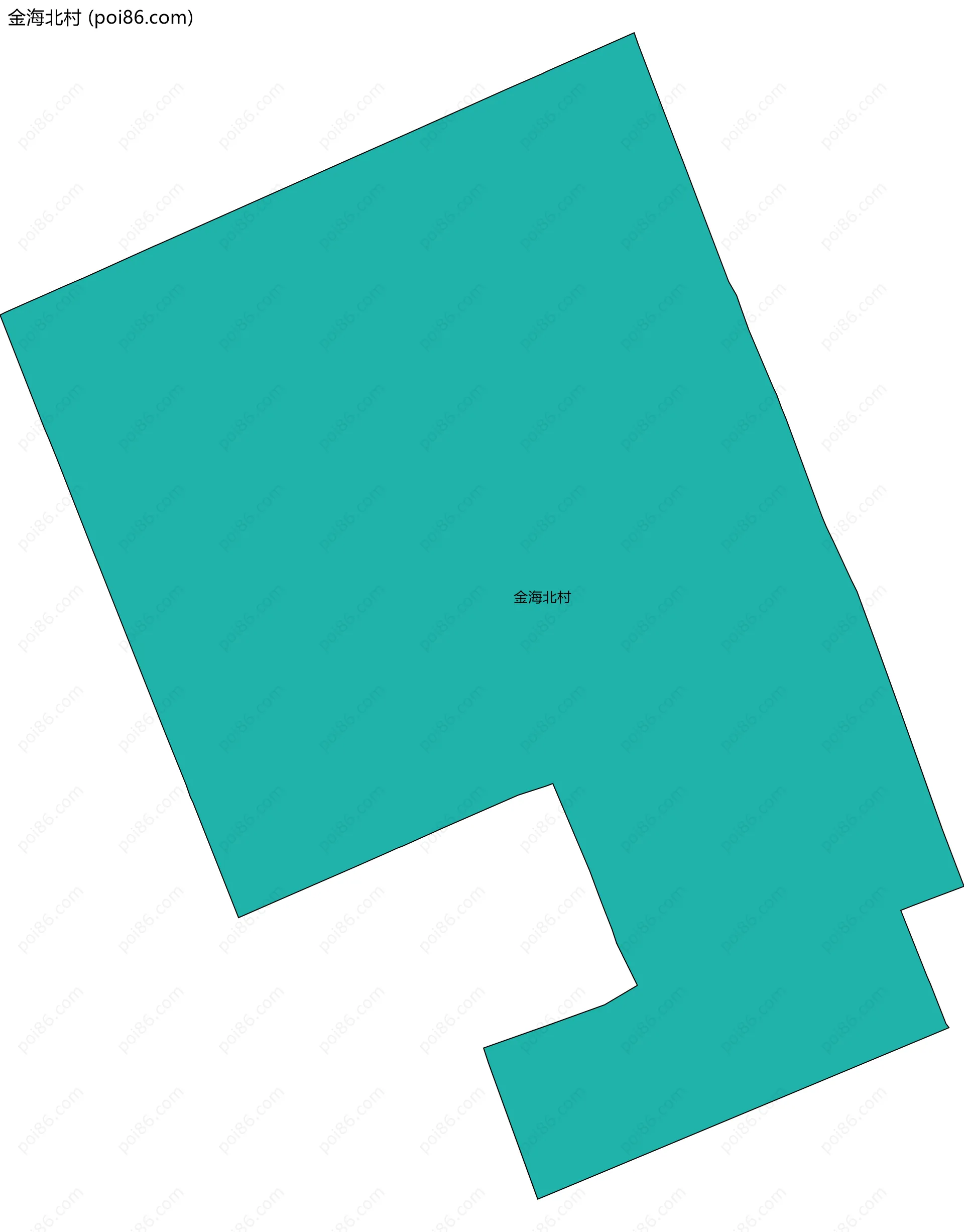 金海北村边界地图