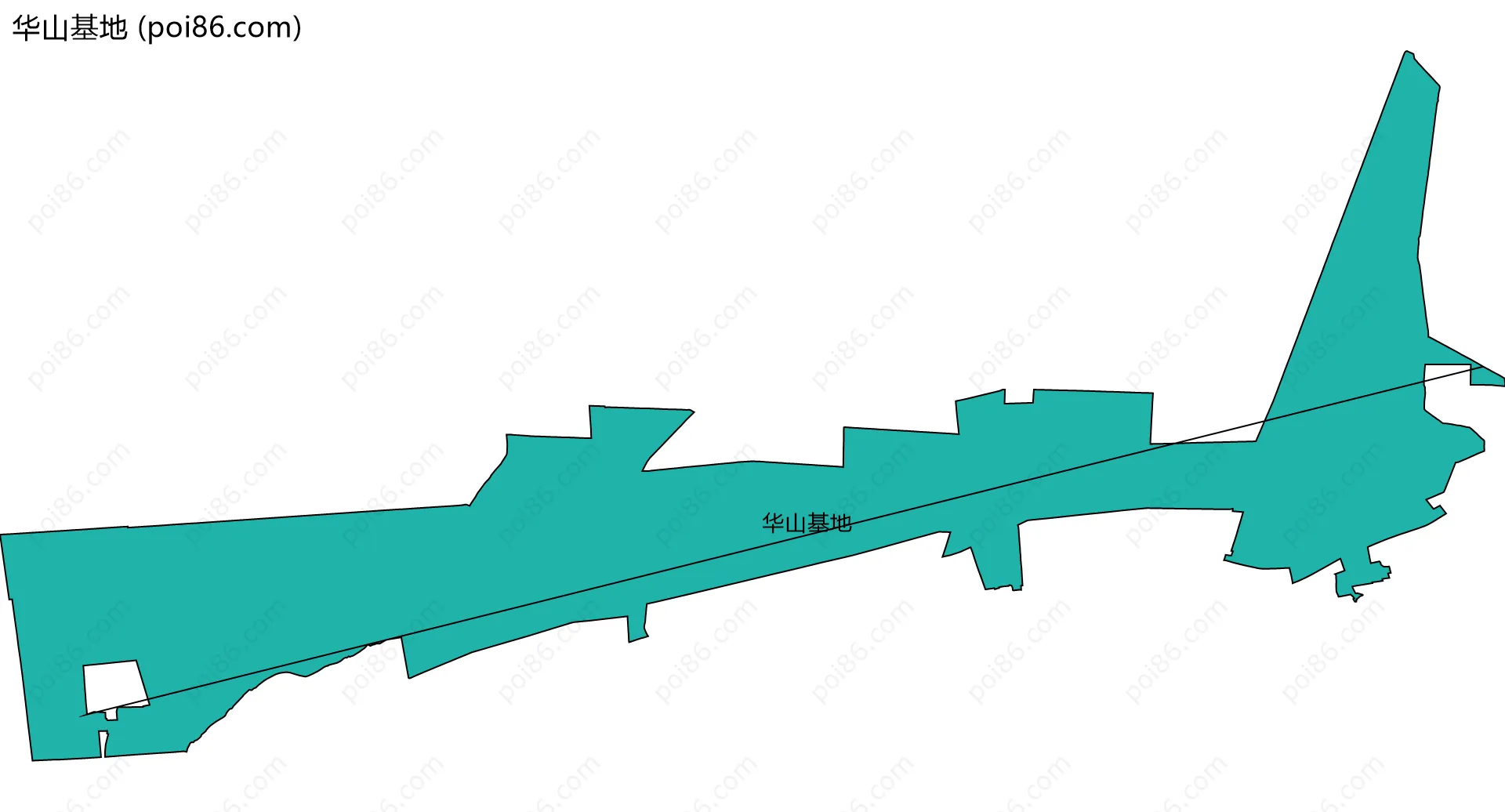 华山基地边界地图