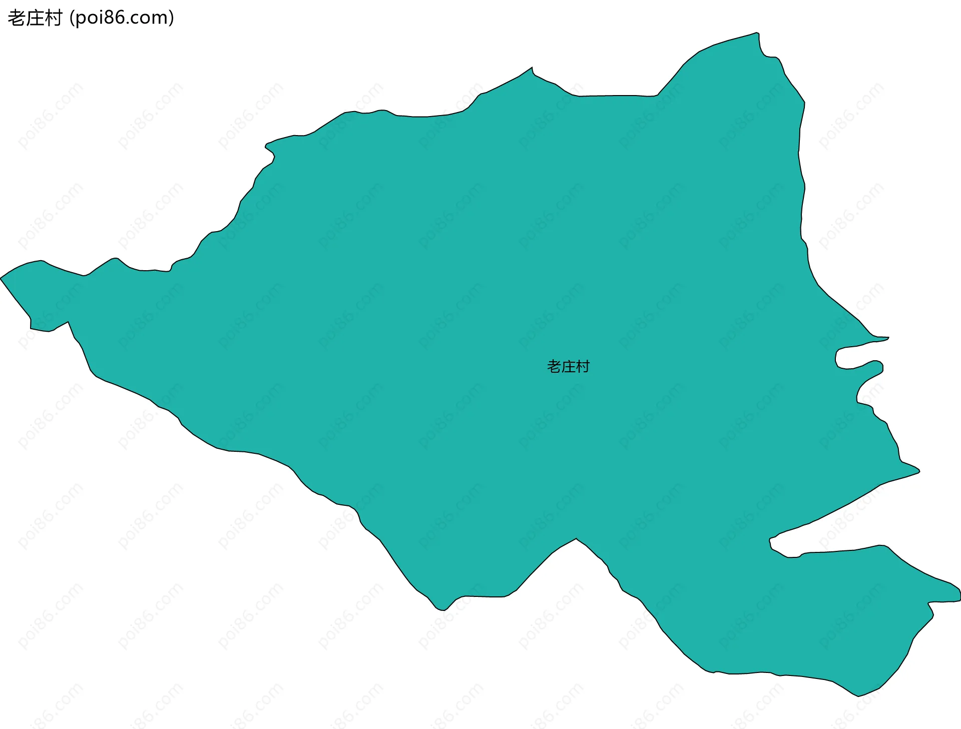老庄村边界地图