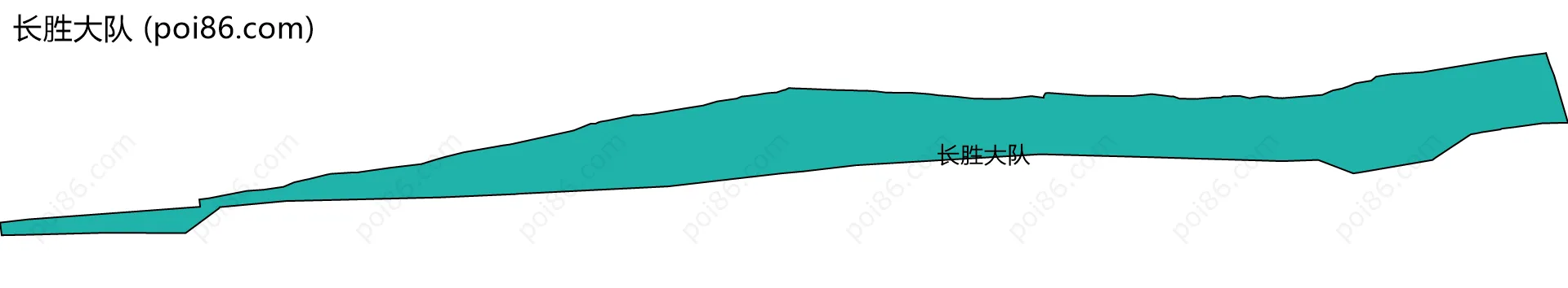 长胜大队边界地图