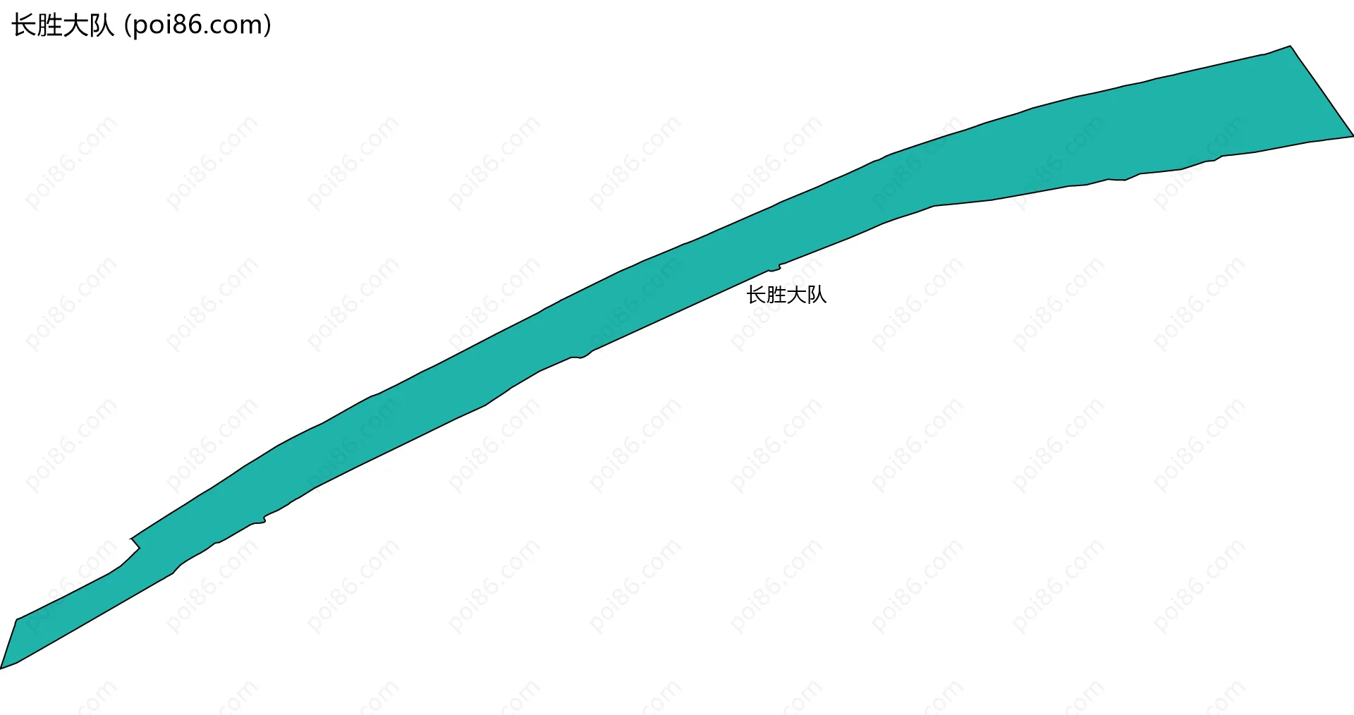 长胜大队边界地图