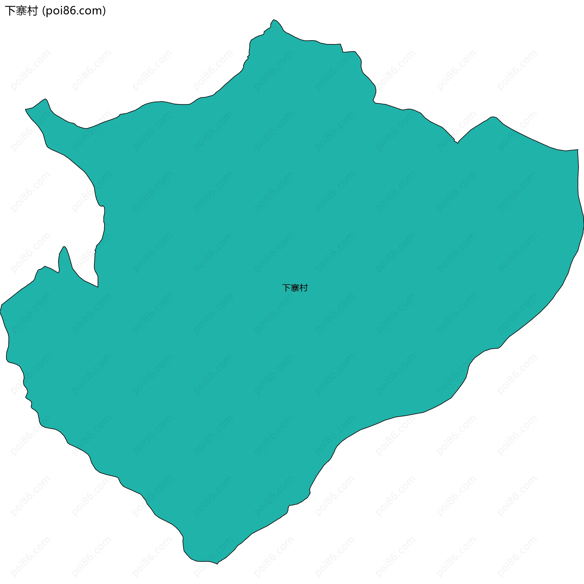 下寨村边界地图