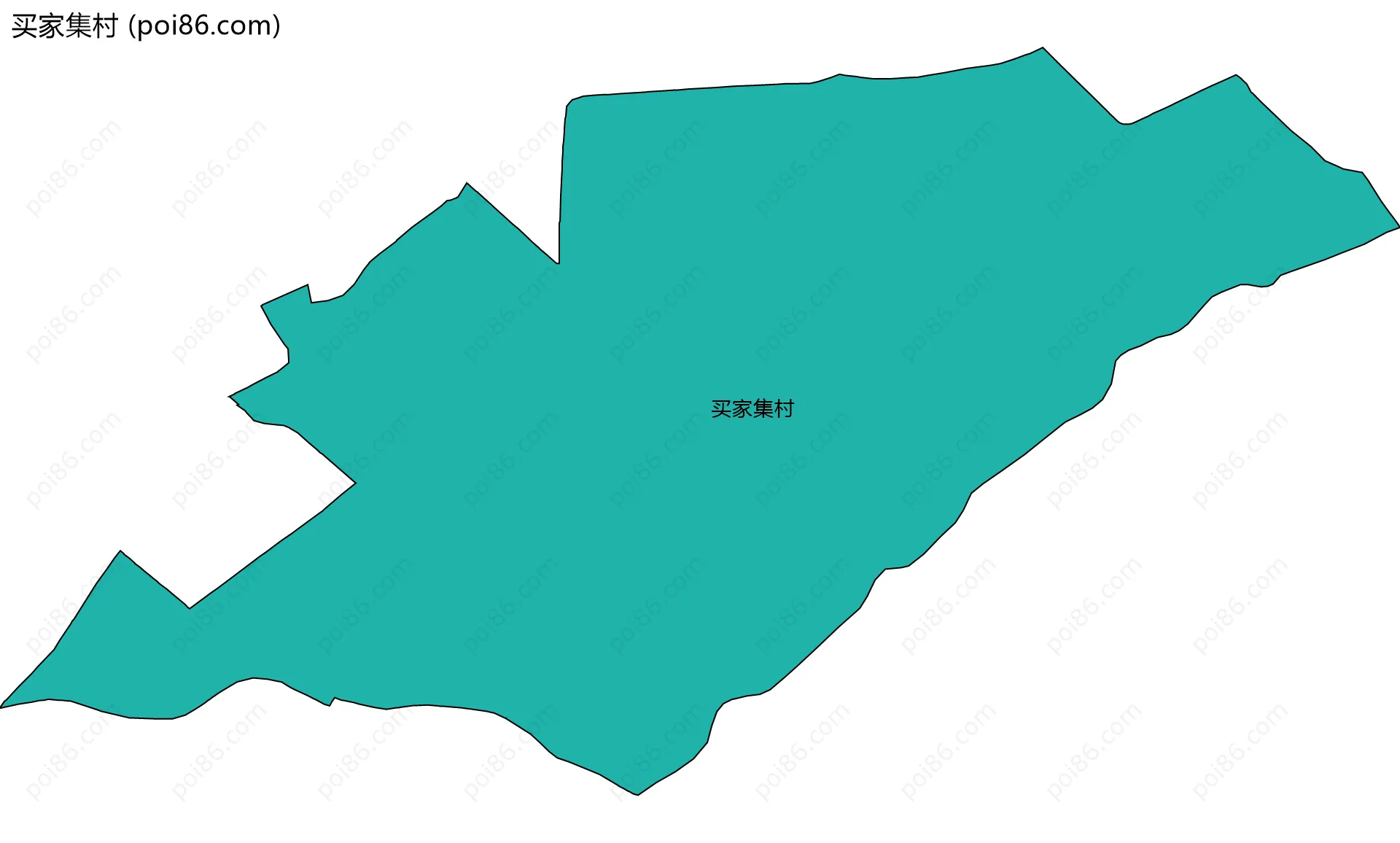 买家集村边界地图