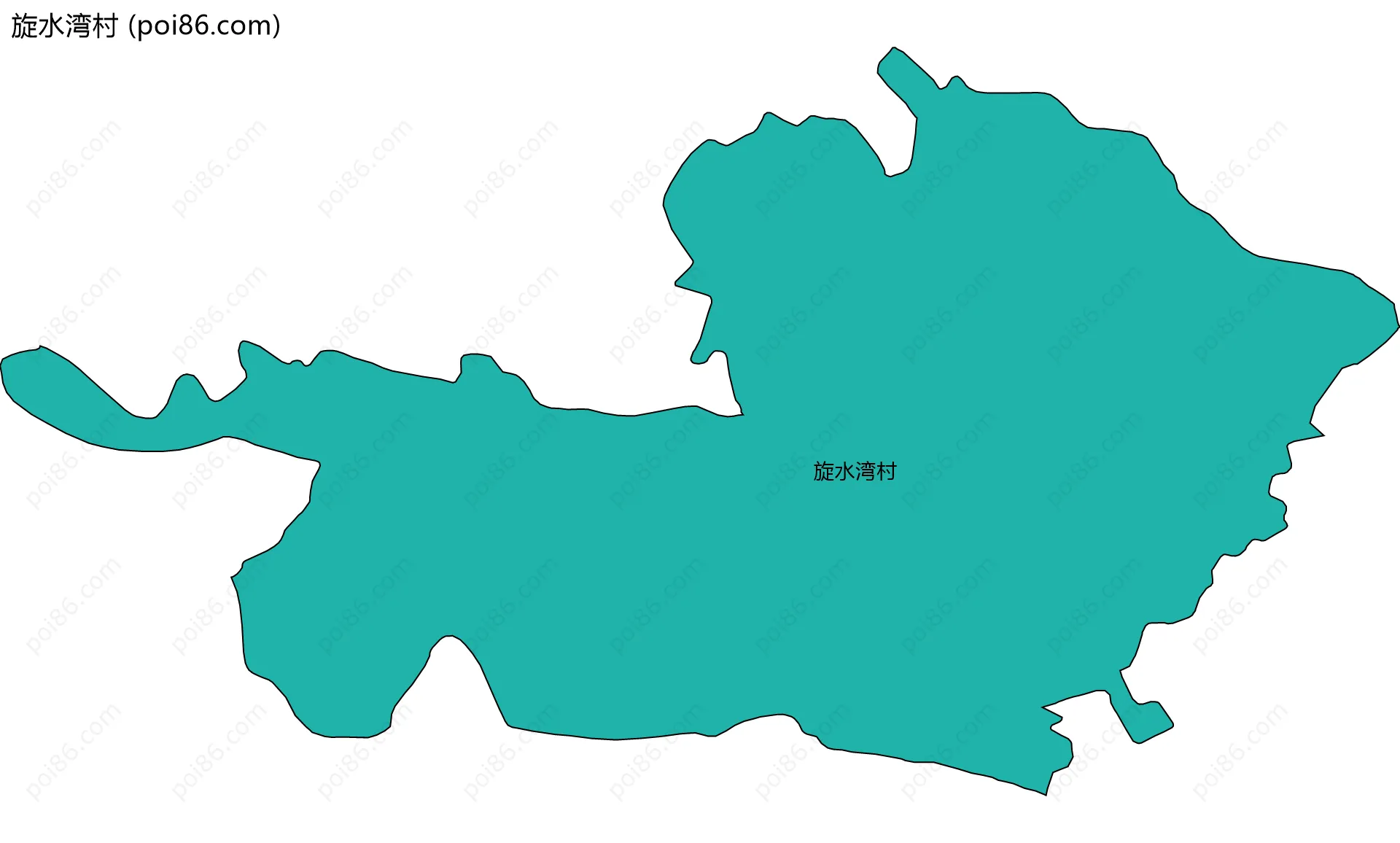 旋水湾村边界地图