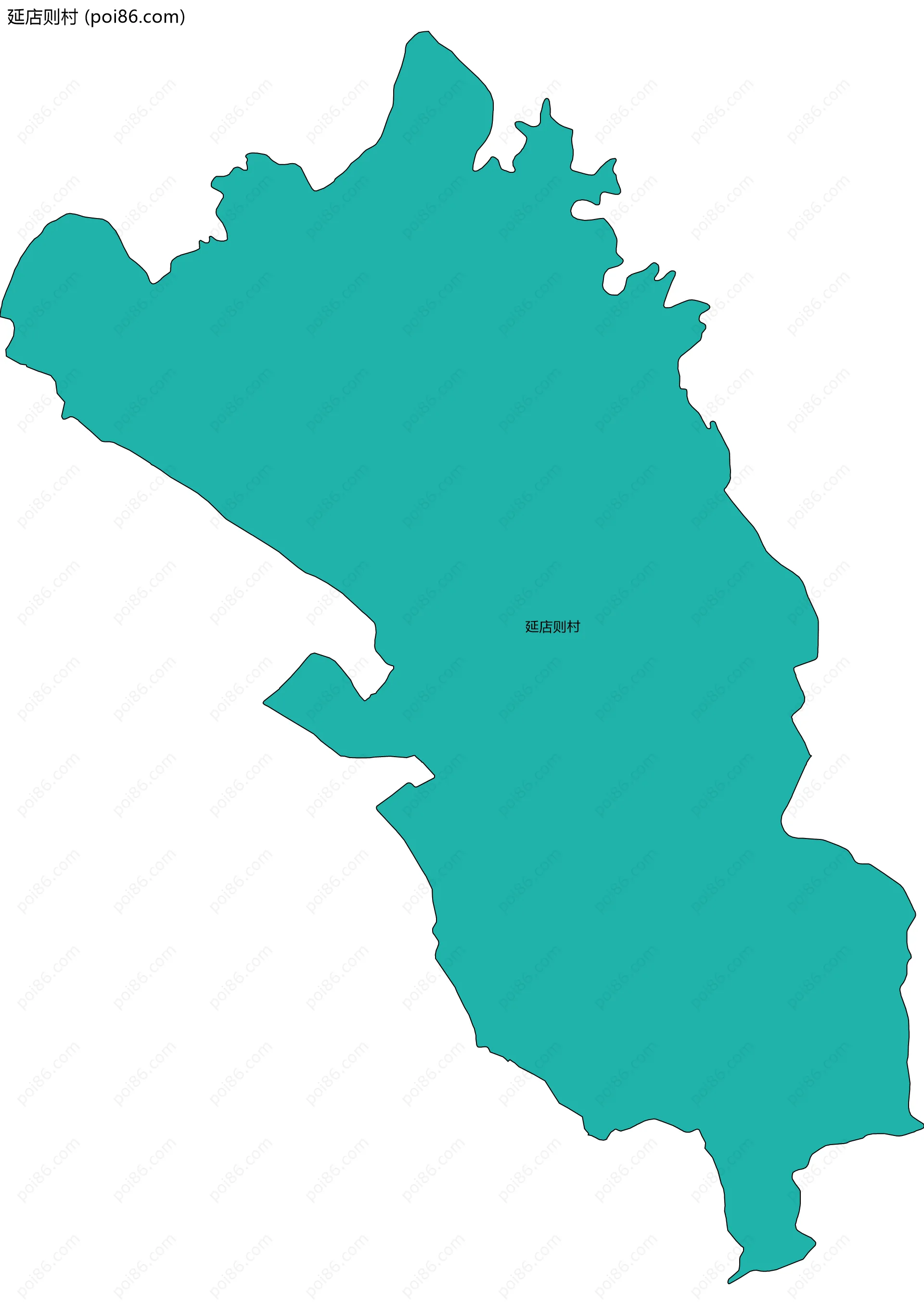延店则村边界地图