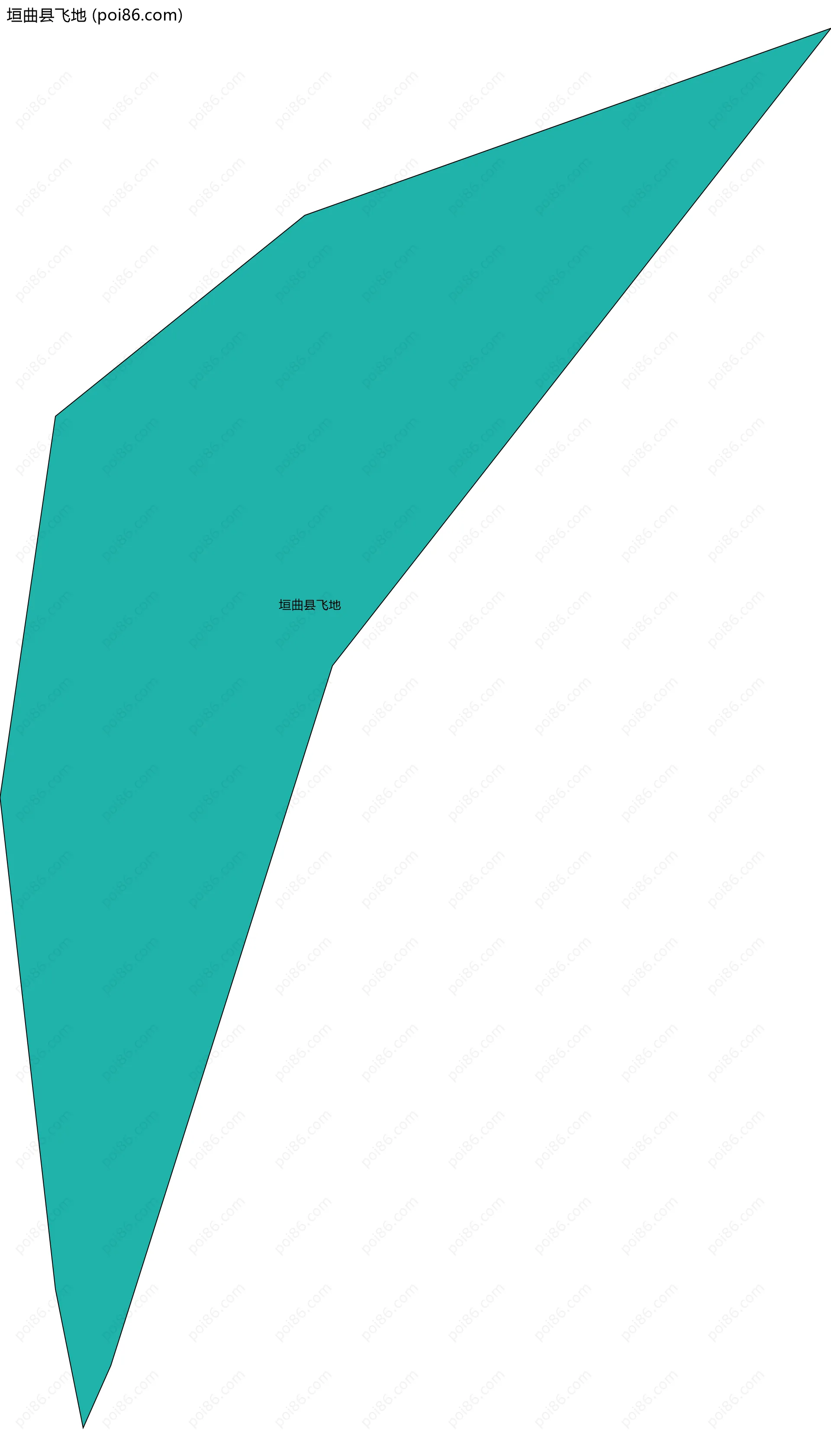 垣曲县飞地边界地图