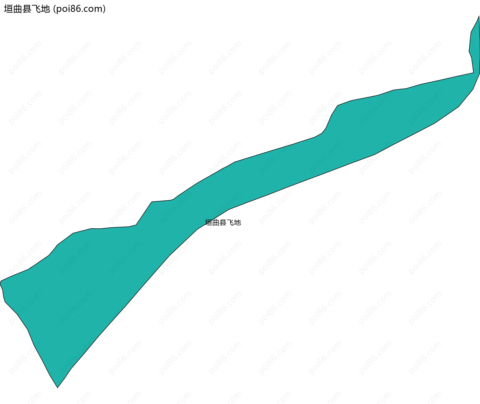 垣曲县飞地边界地图