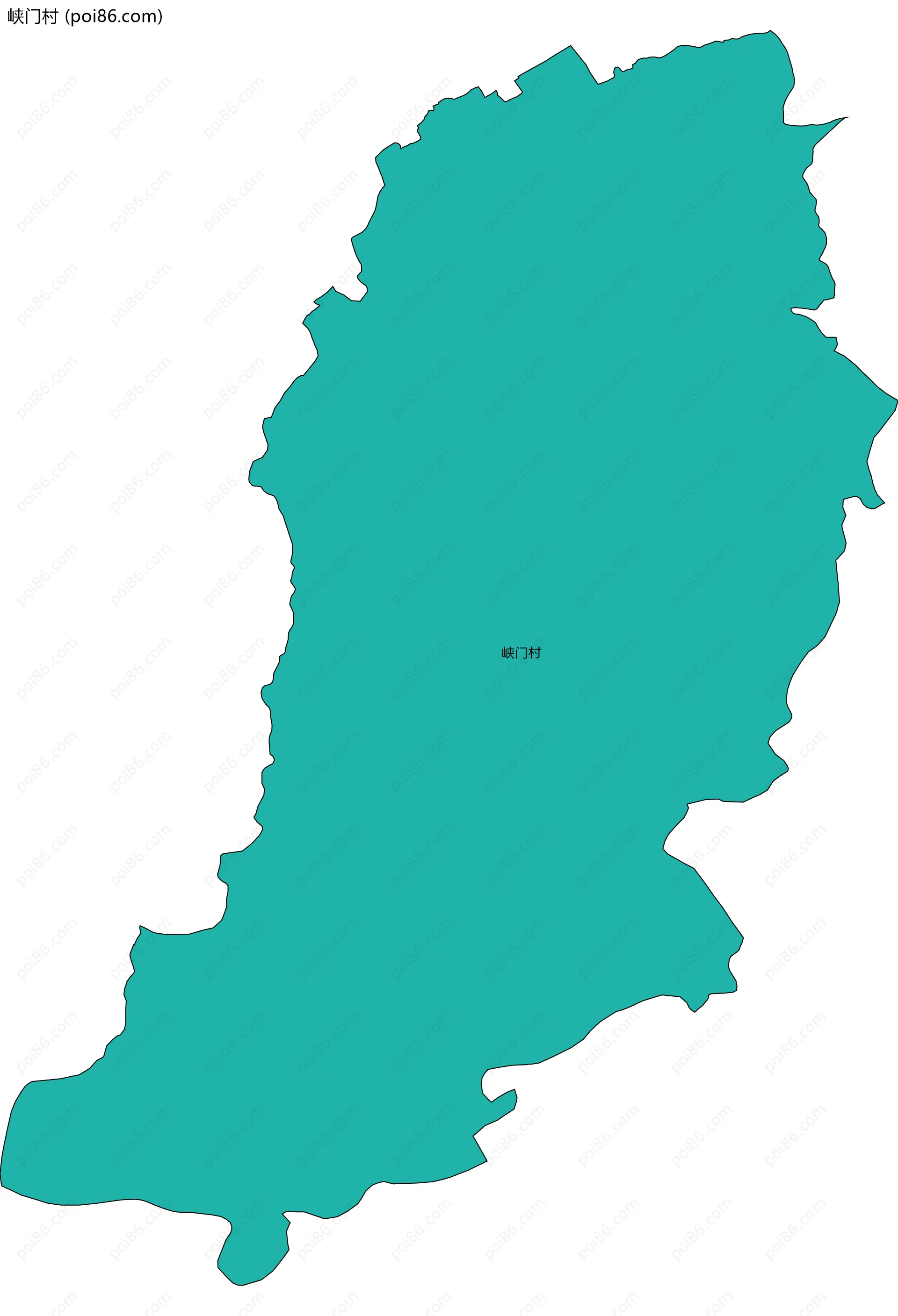 峡门村边界地图