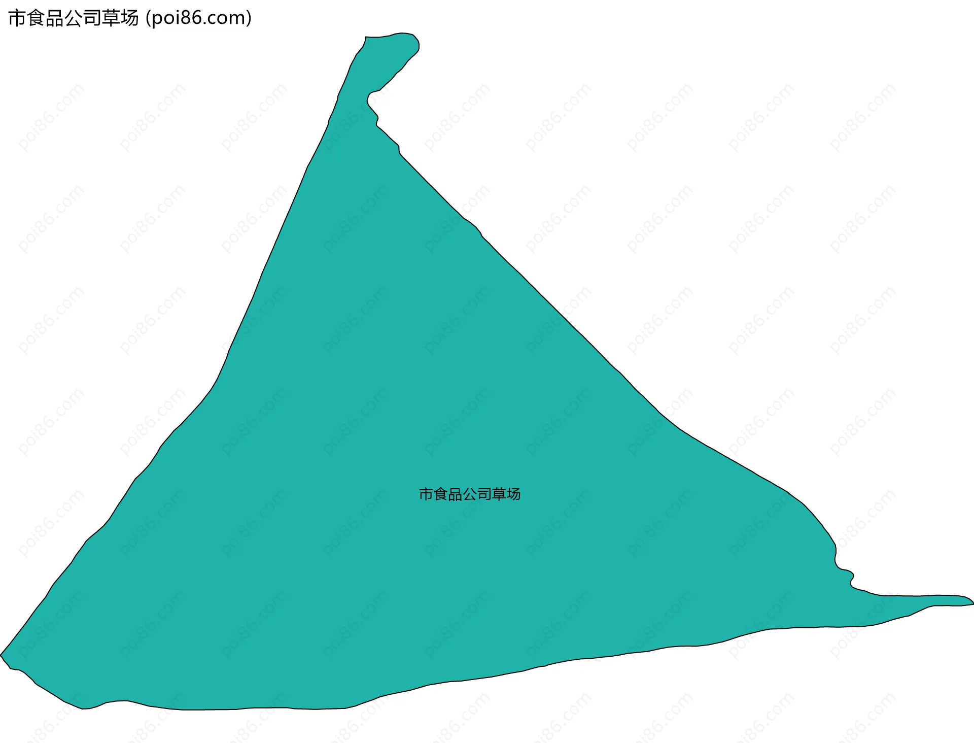 市食品公司草场边界地图
