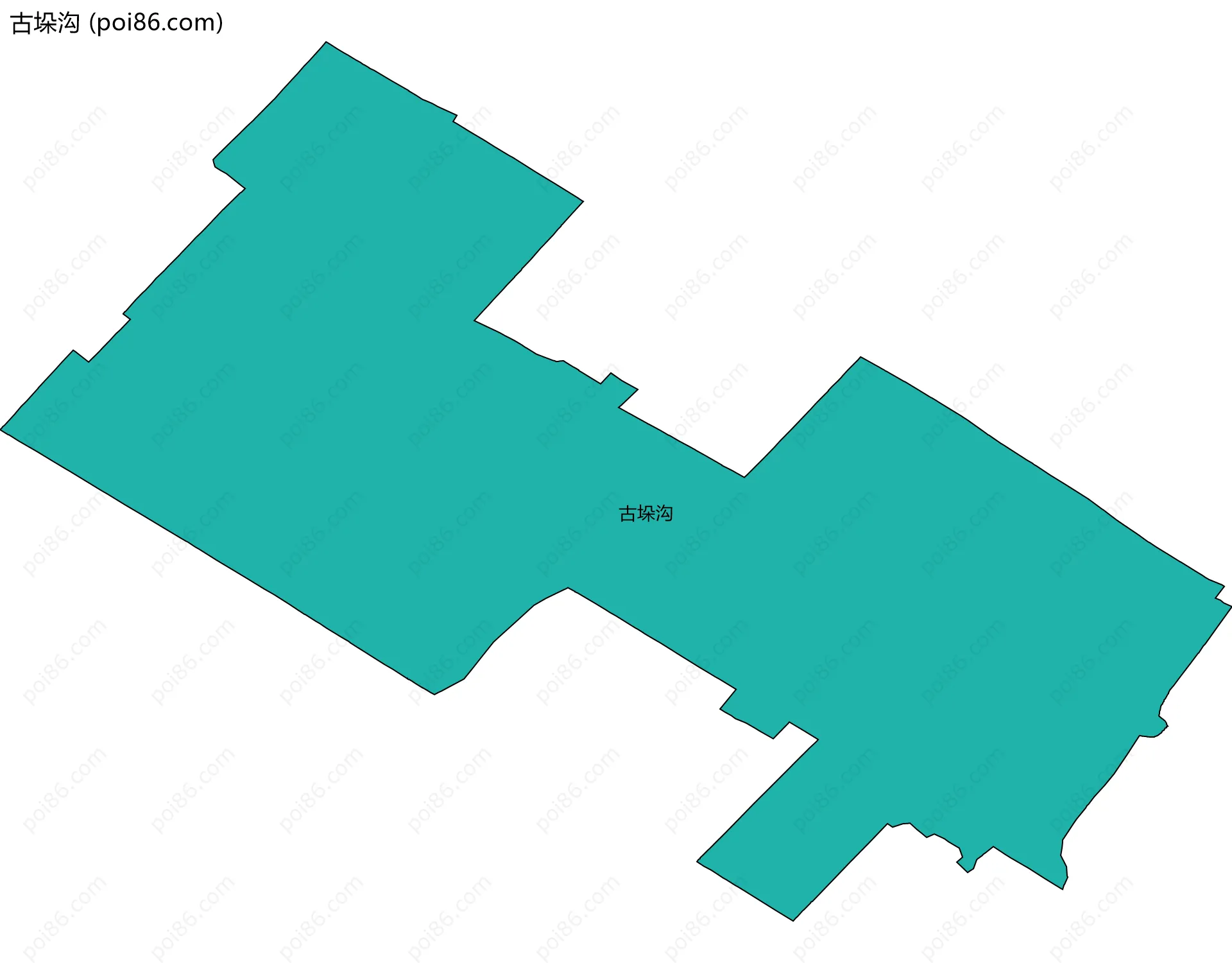 古垛沟边界地图
