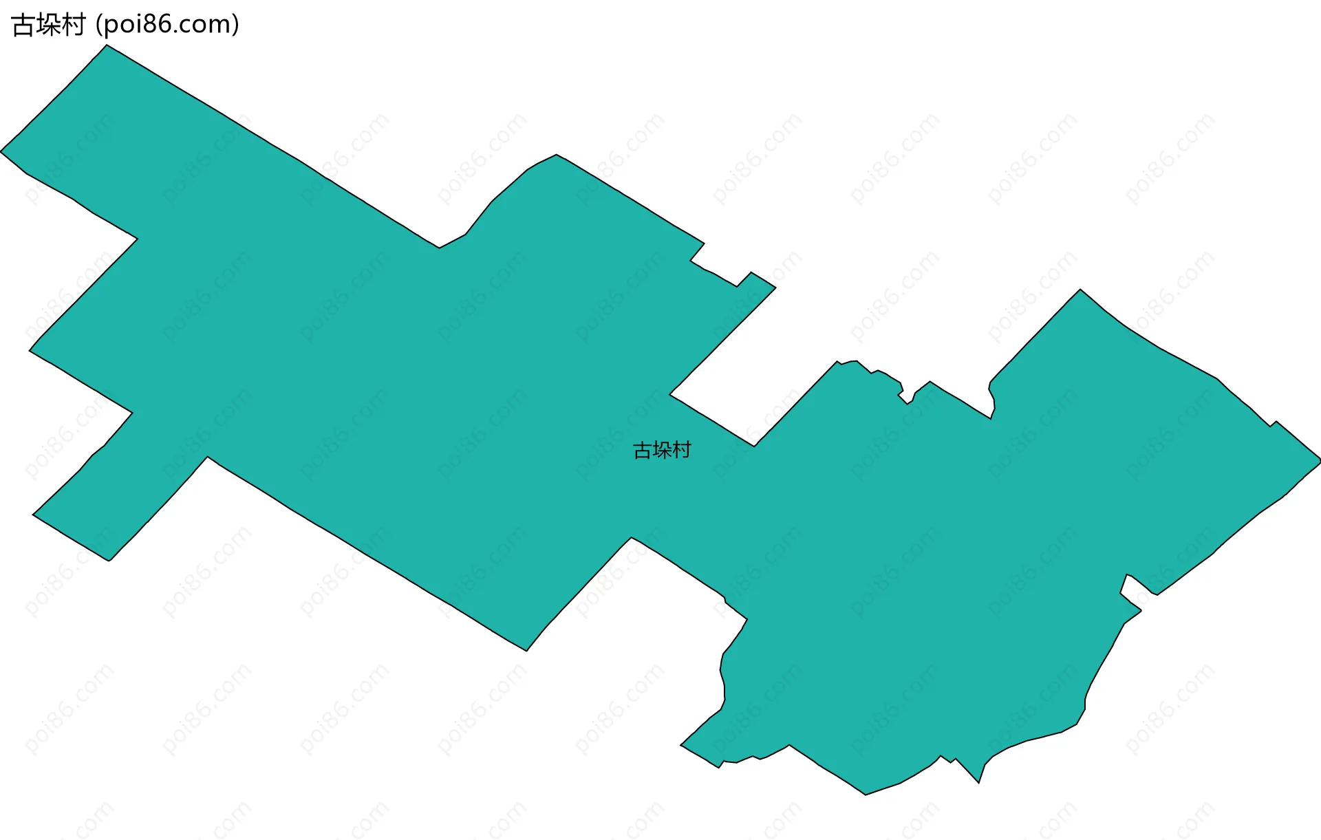 古垛村边界地图