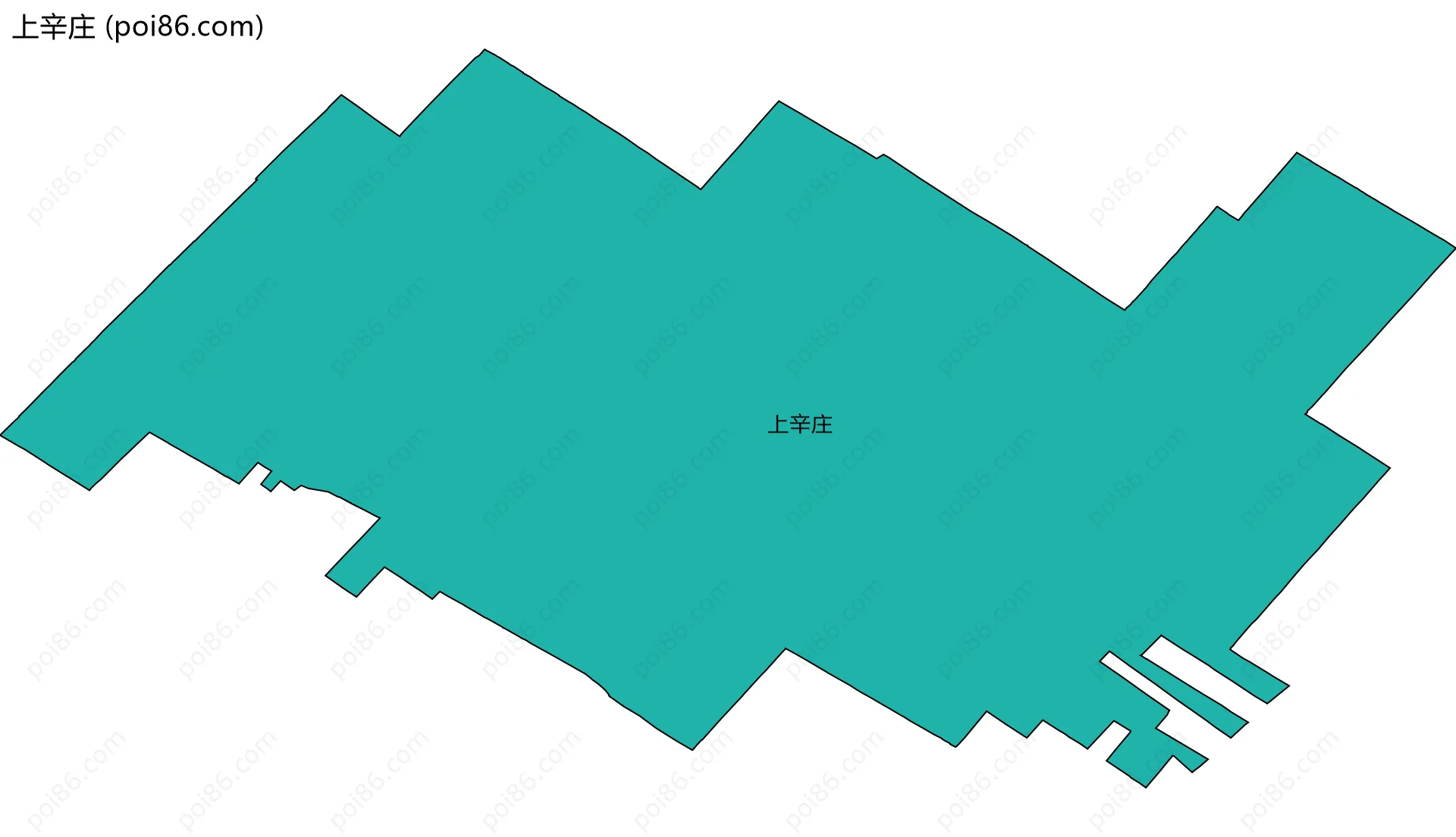 上辛庄边界地图