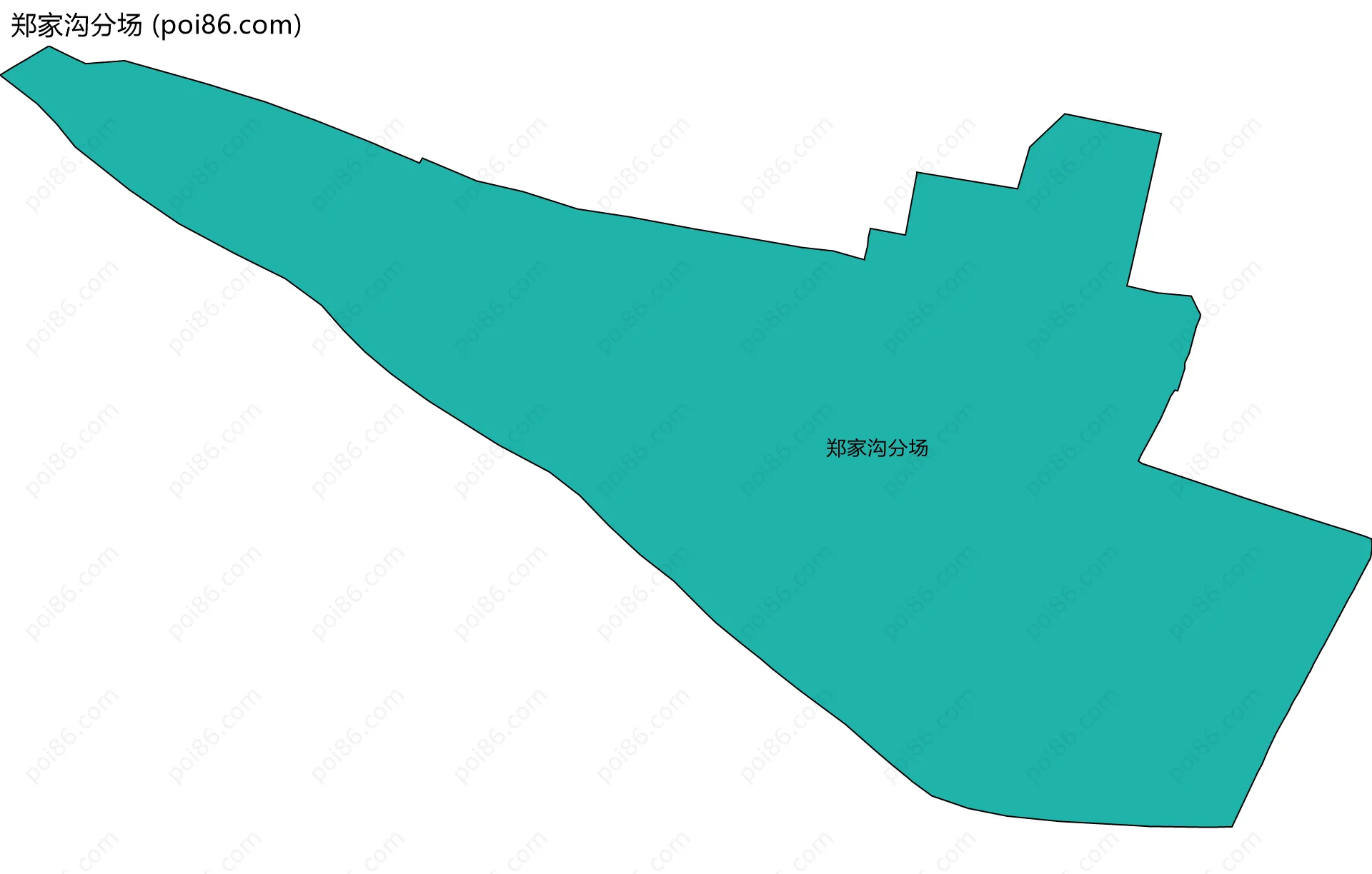 郑家沟分场边界地图