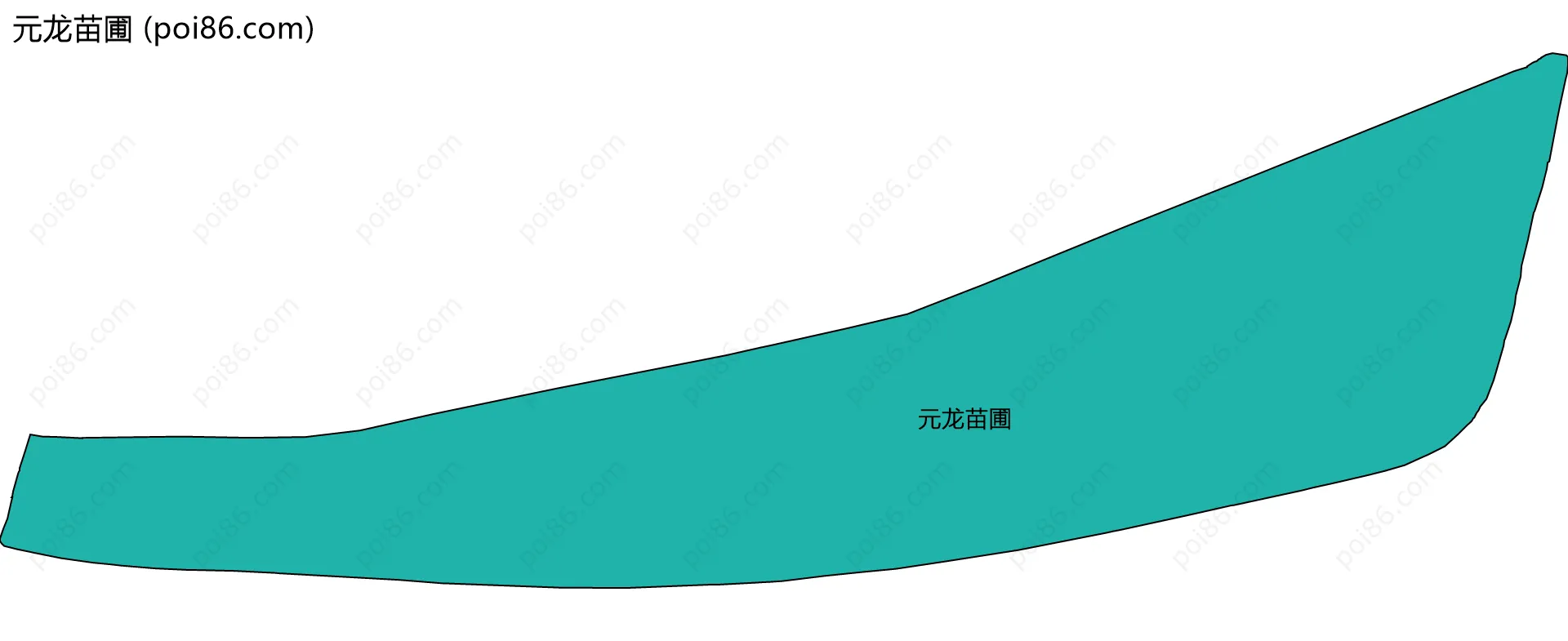 元龙苗圃边界地图