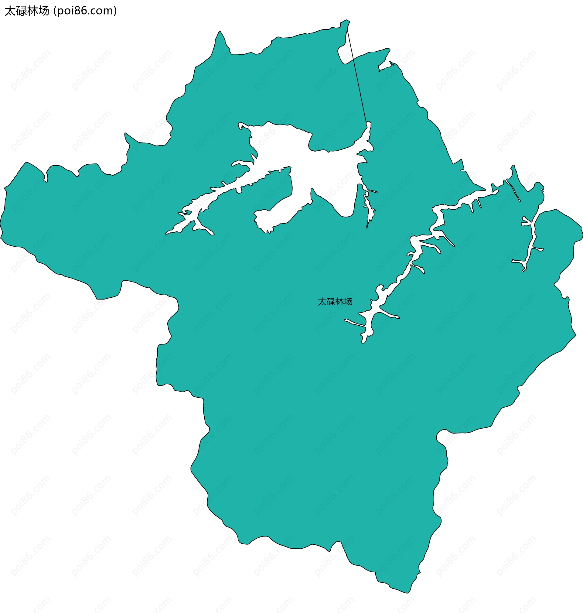 太碌林场边界地图