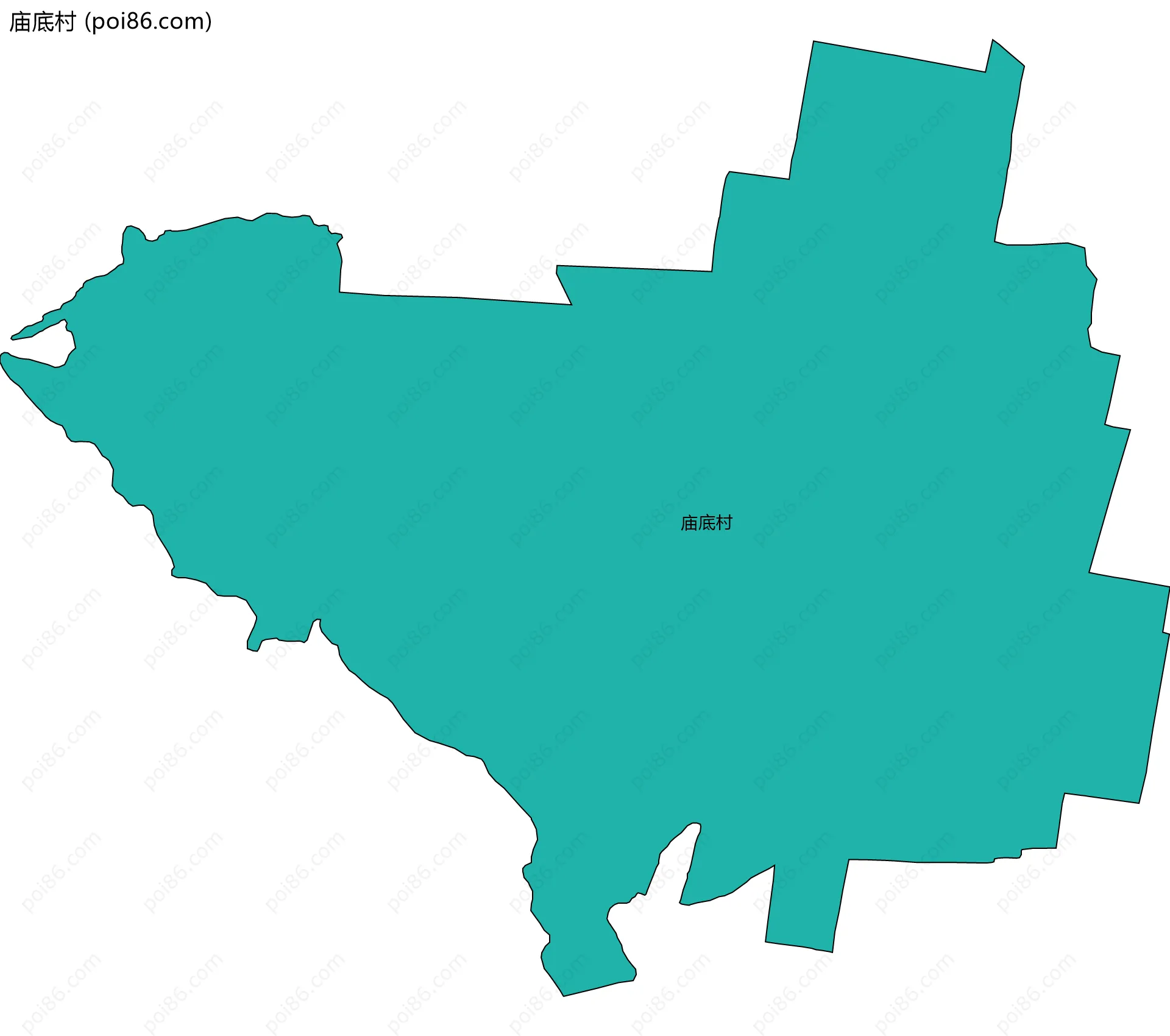 庙底村边界地图
