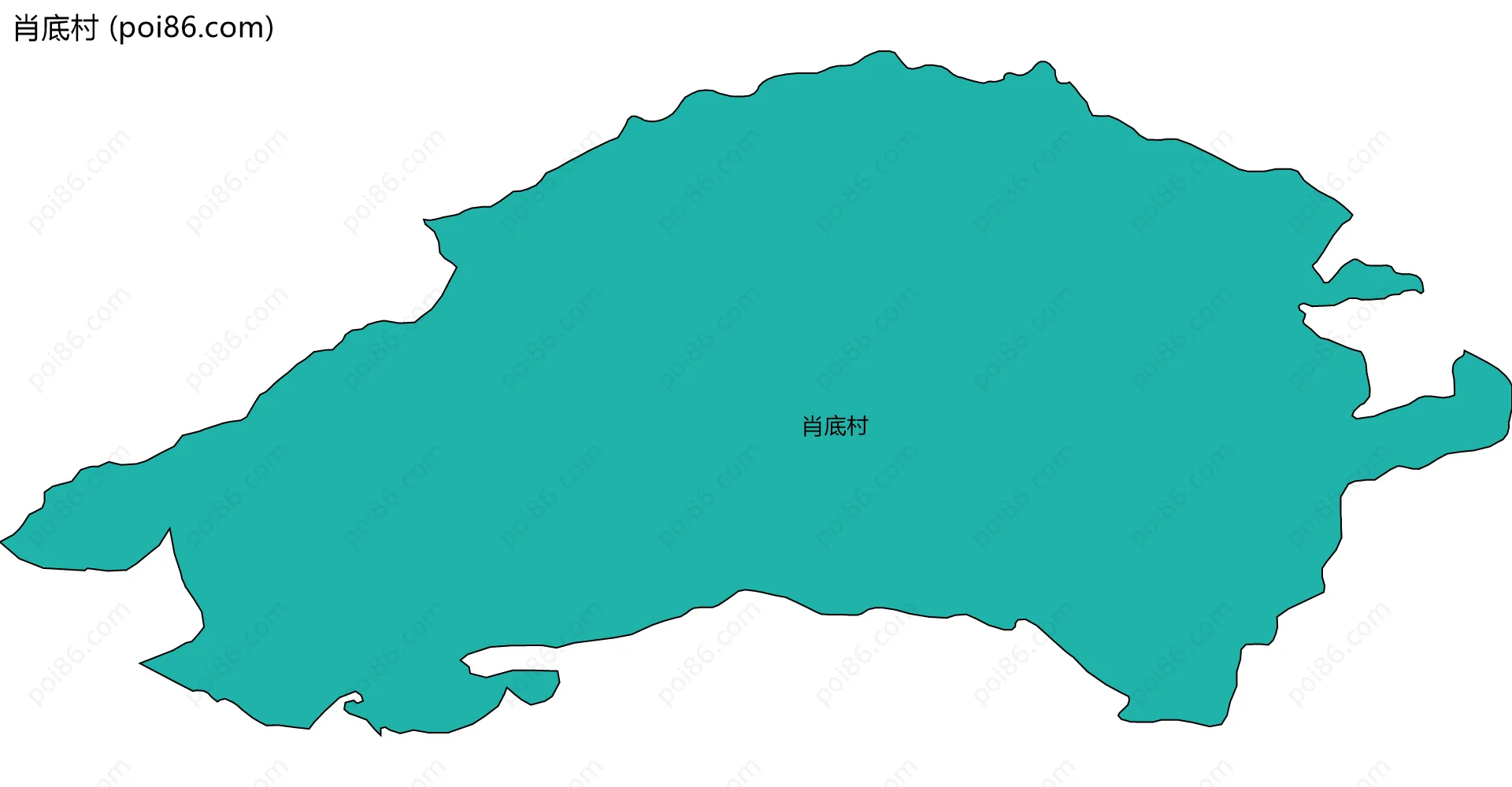 肖底村边界地图