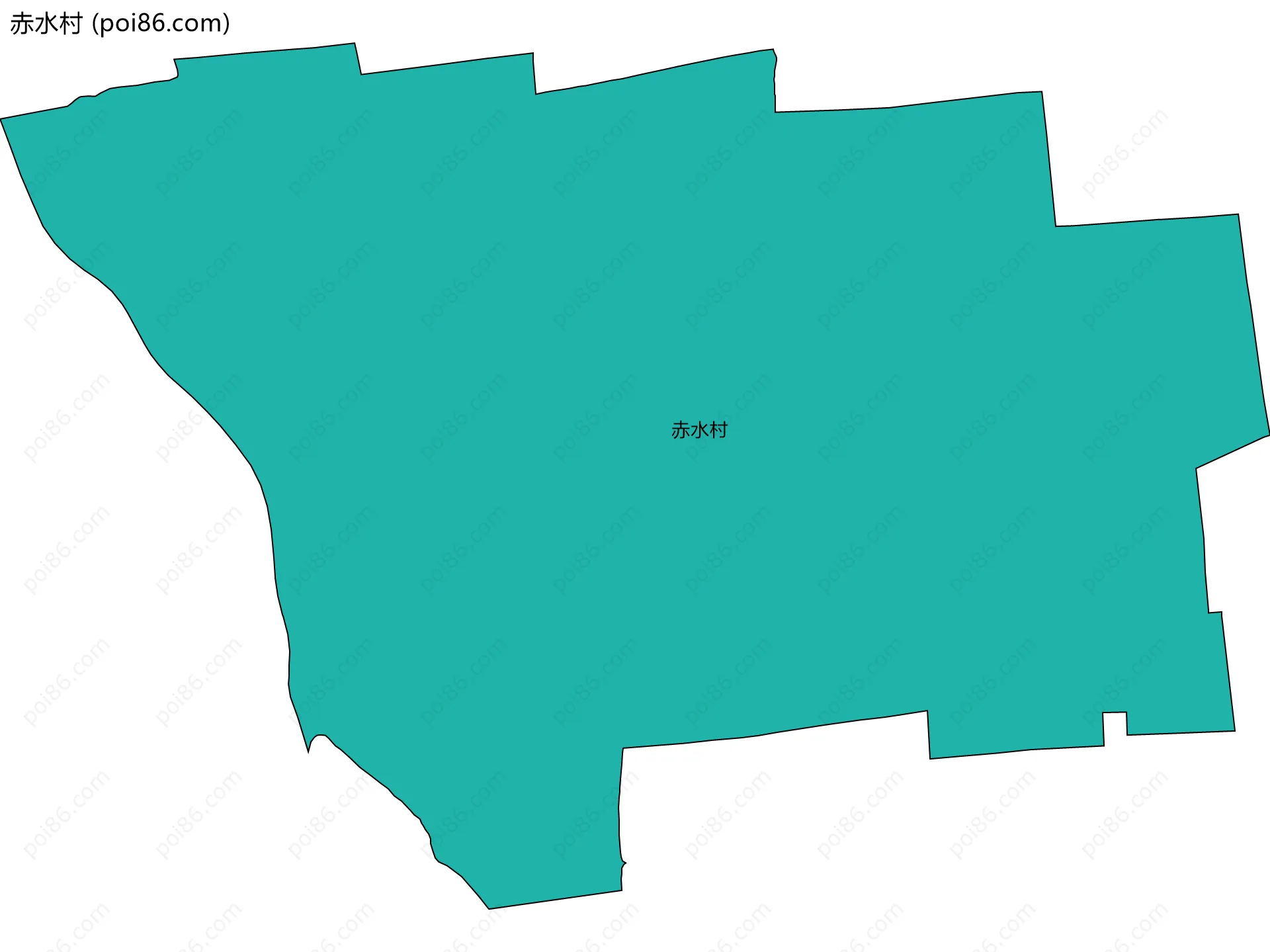 赤水村边界地图