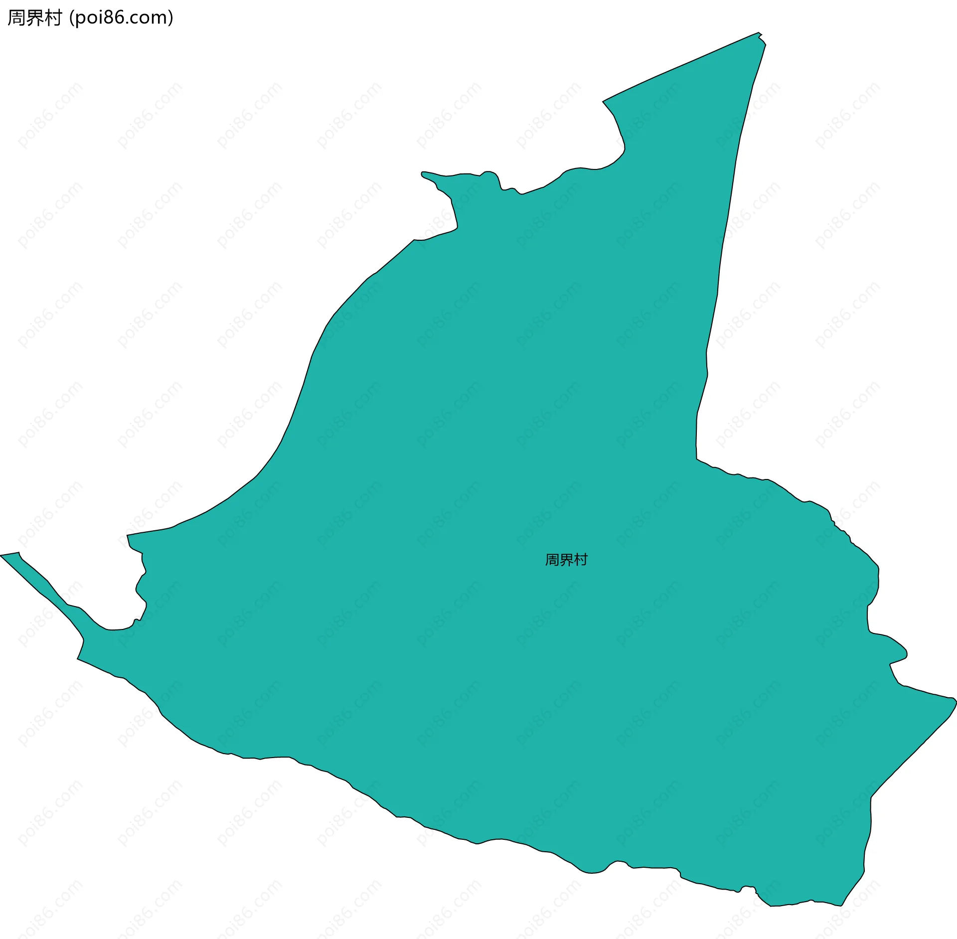 周界村边界地图