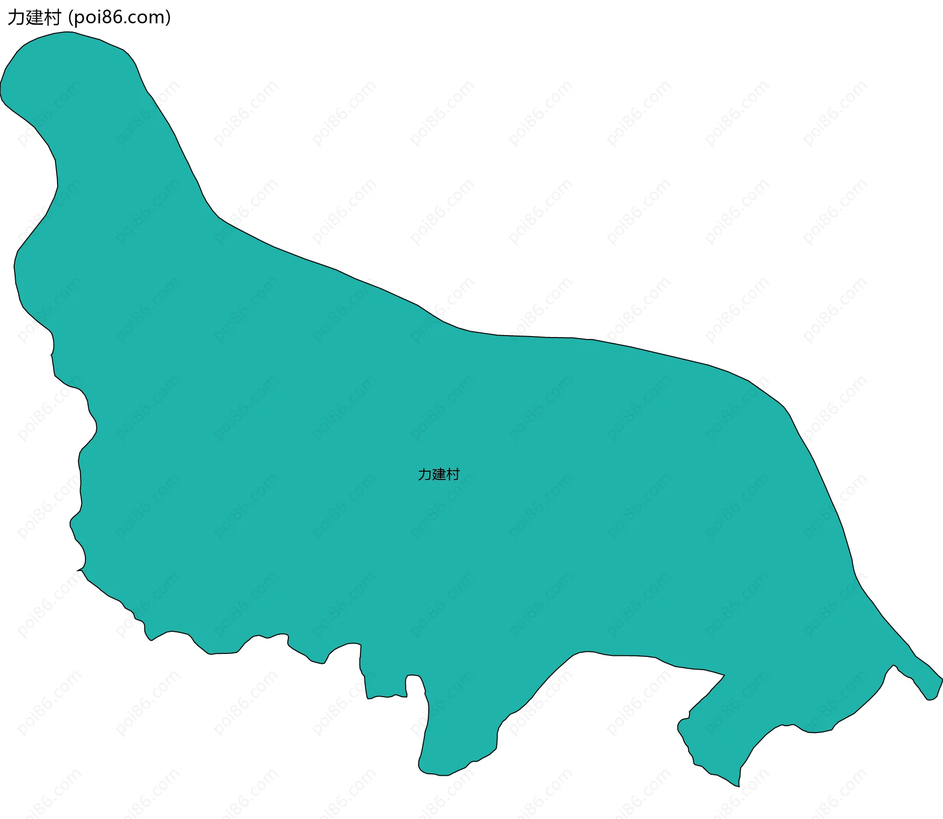 力建村边界地图