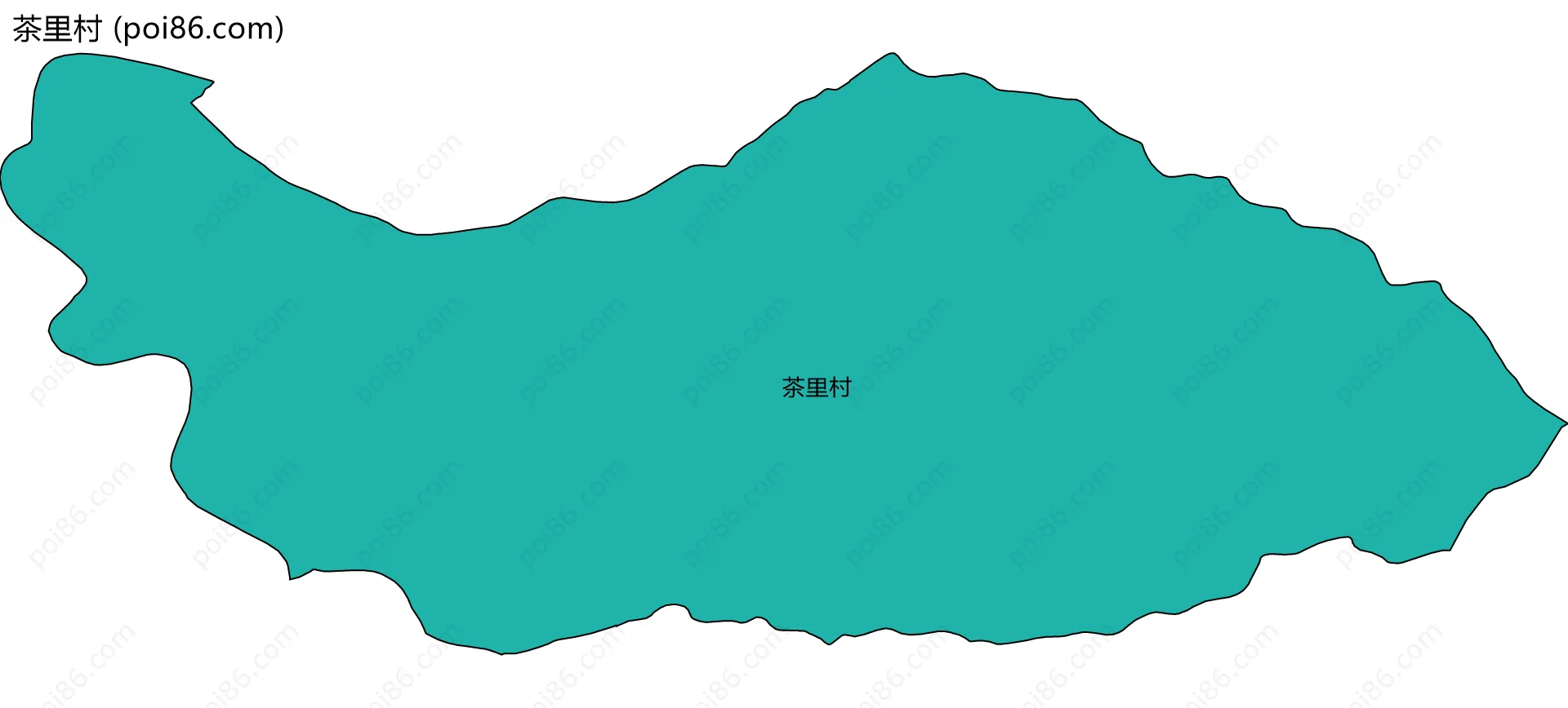 茶里村边界地图