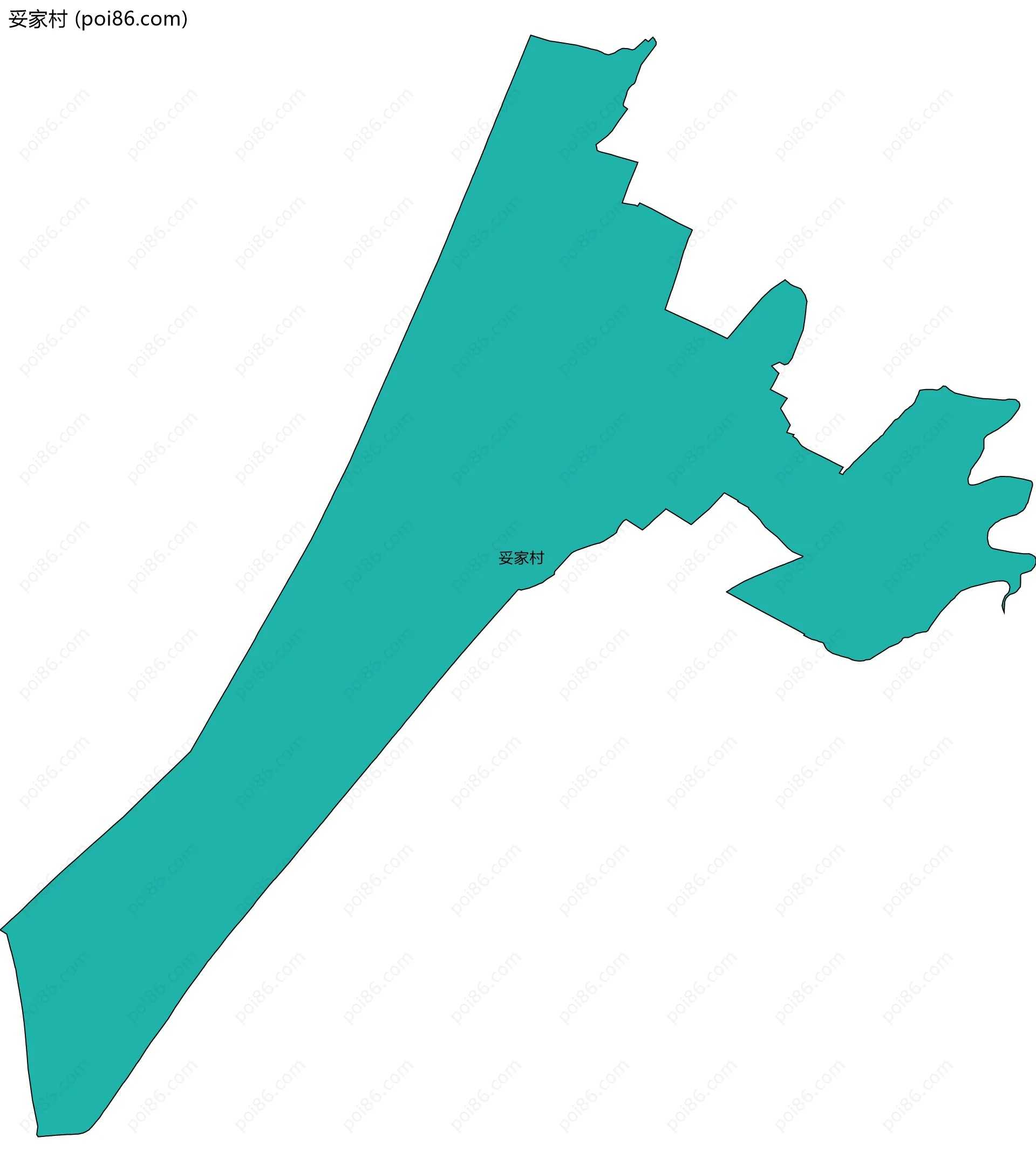 妥家村边界地图