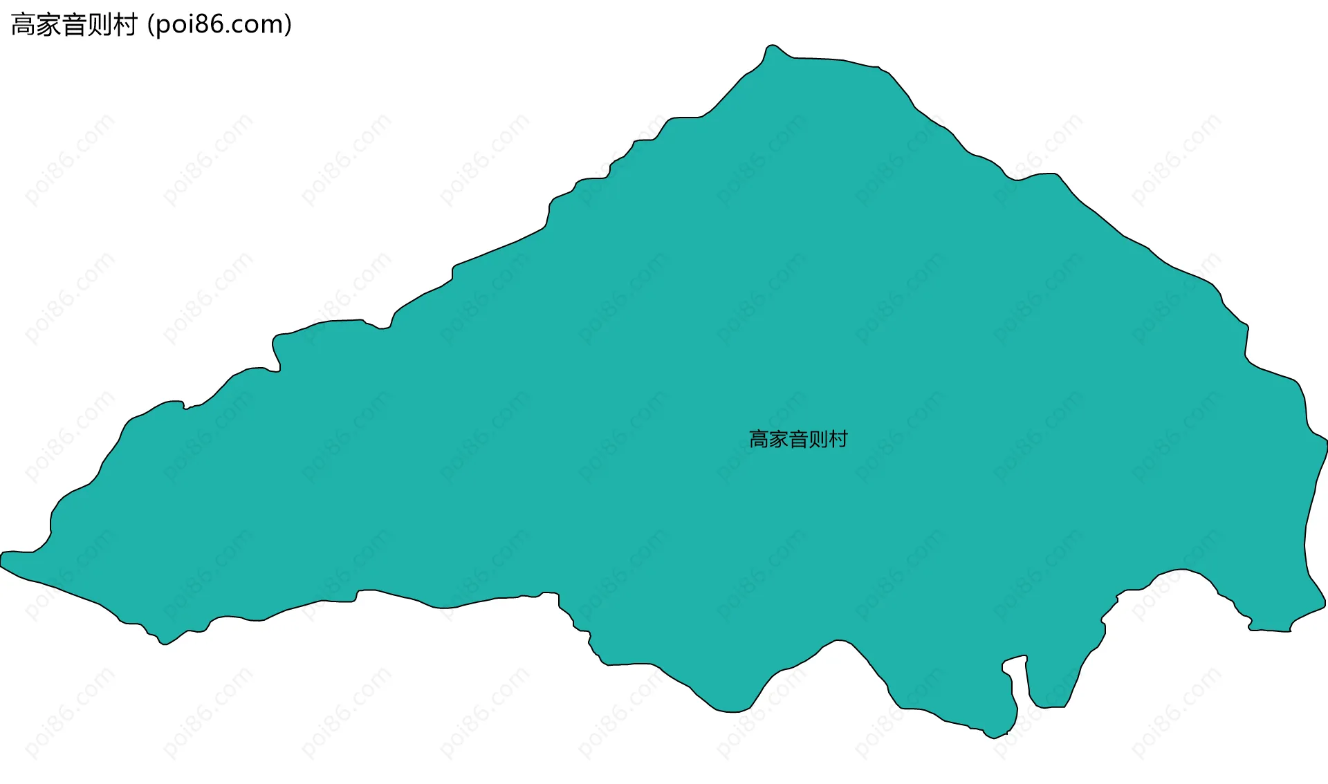 高家音则村边界地图