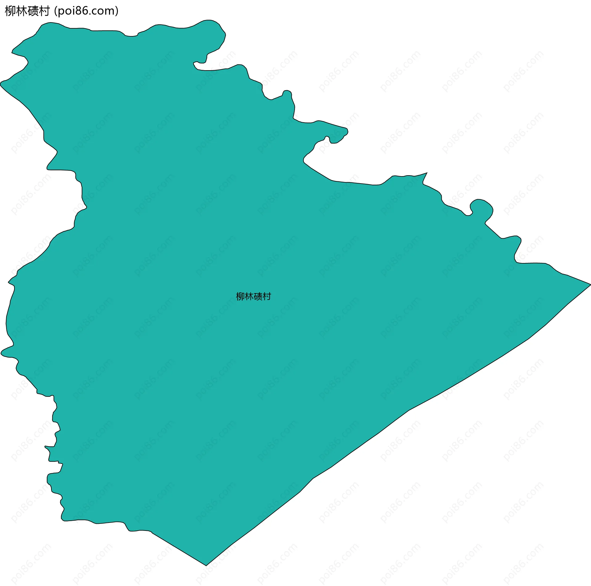 柳林碛村边界地图