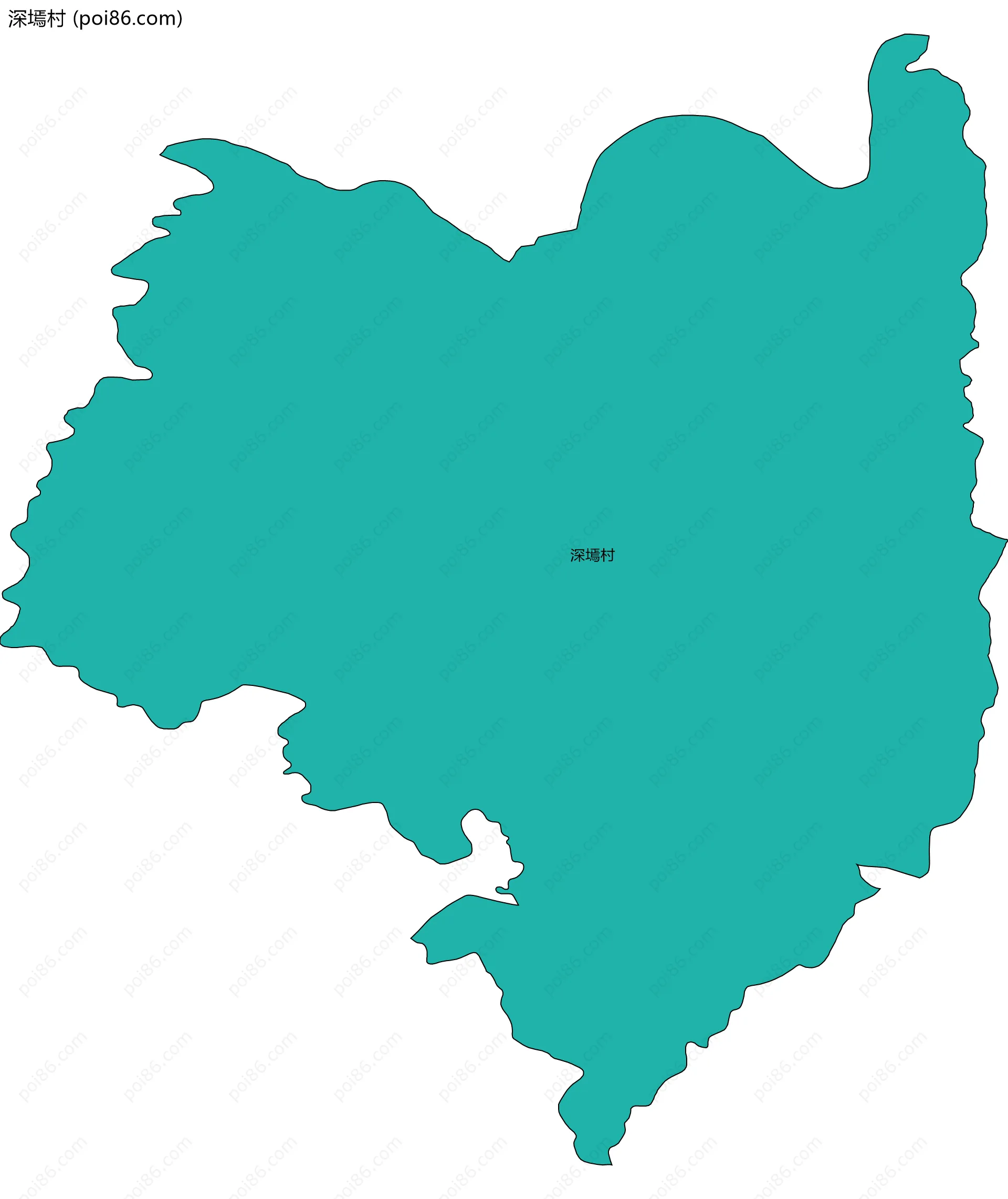 深墕村边界地图