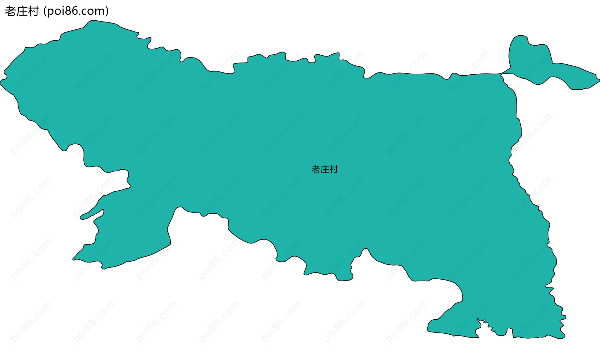 老庄村边界地图