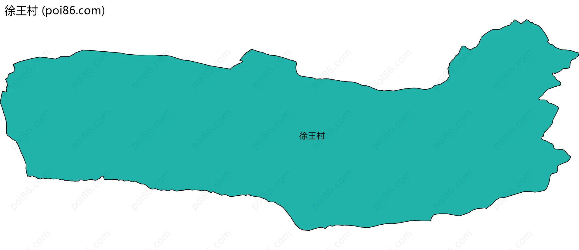 徐王村边界地图