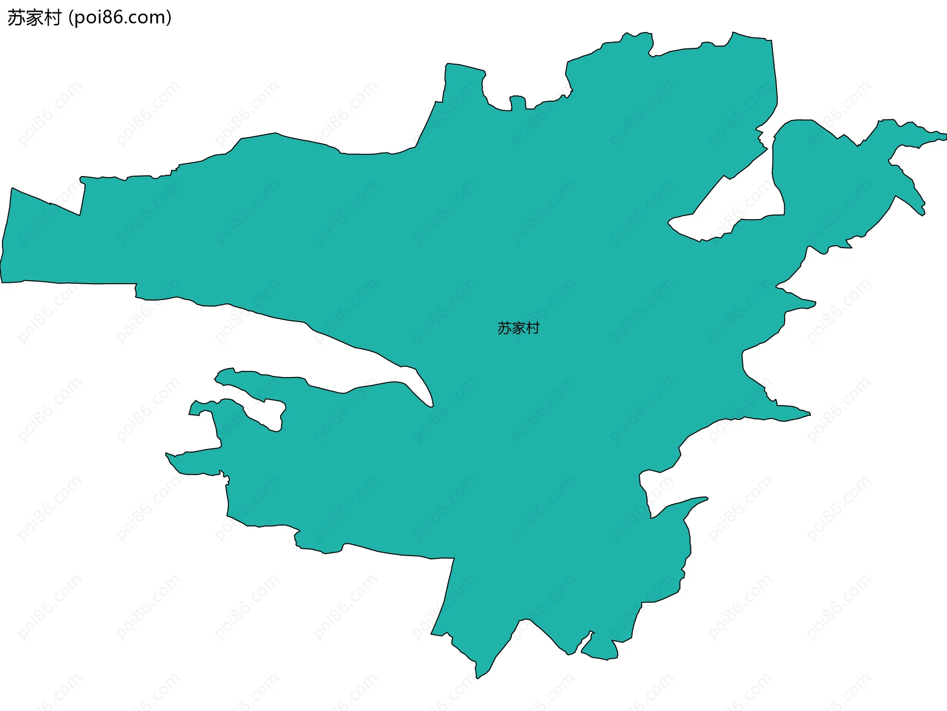 苏家村边界地图