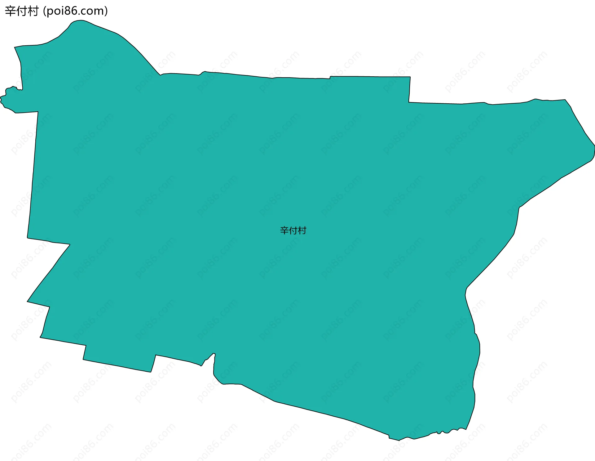 辛付村边界地图