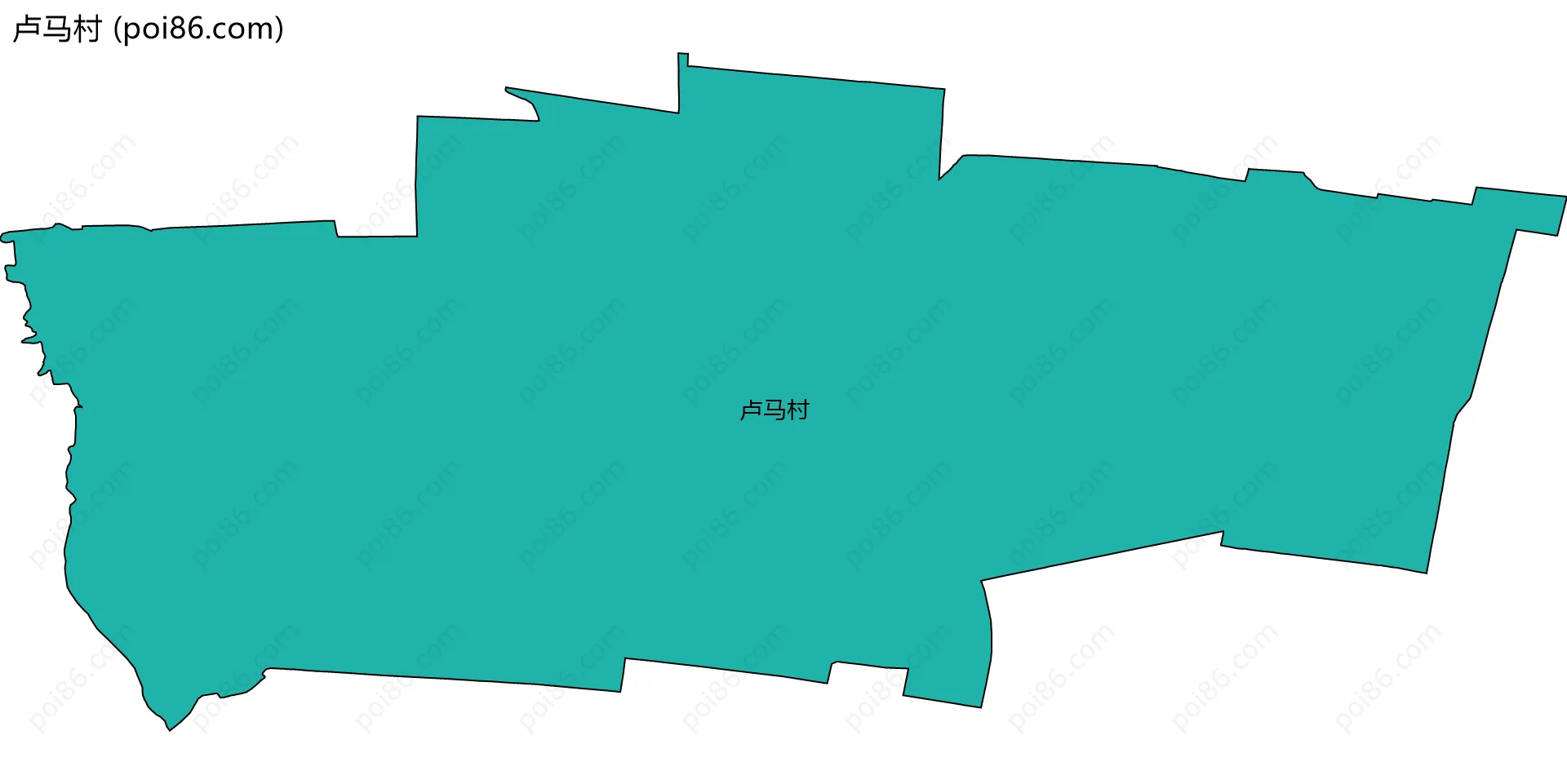 卢马村边界地图