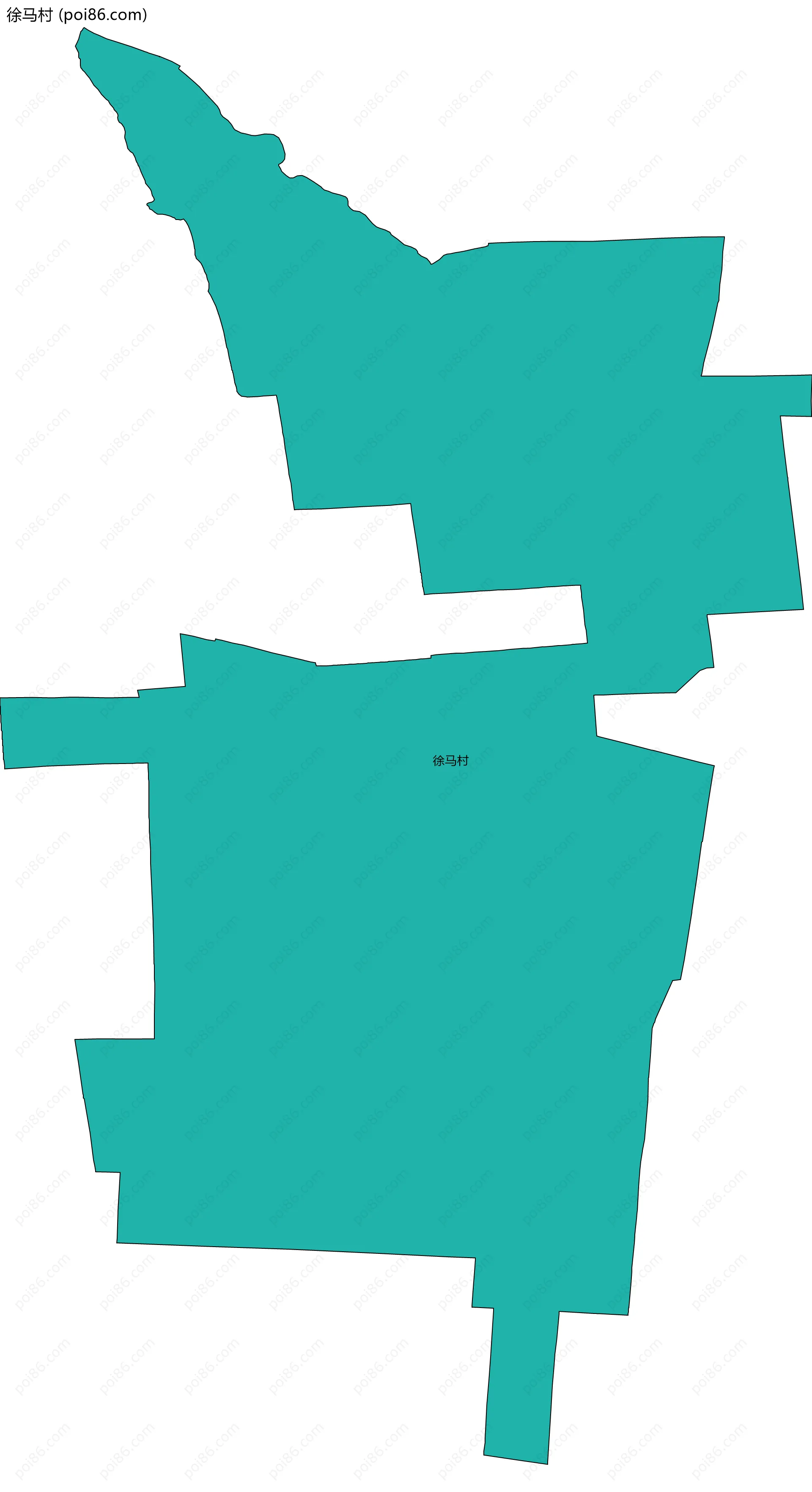 徐马村边界地图