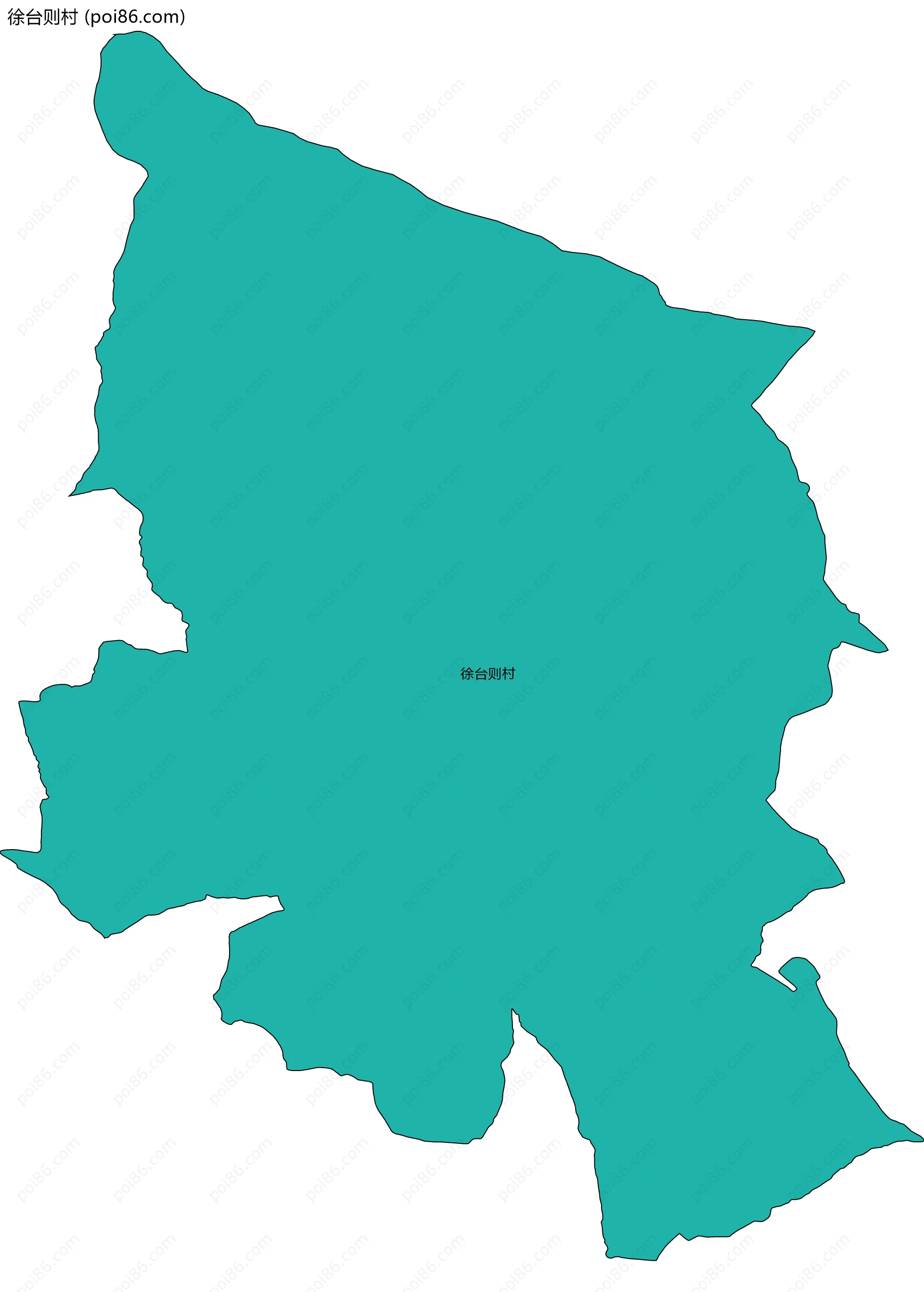 徐台则村边界地图