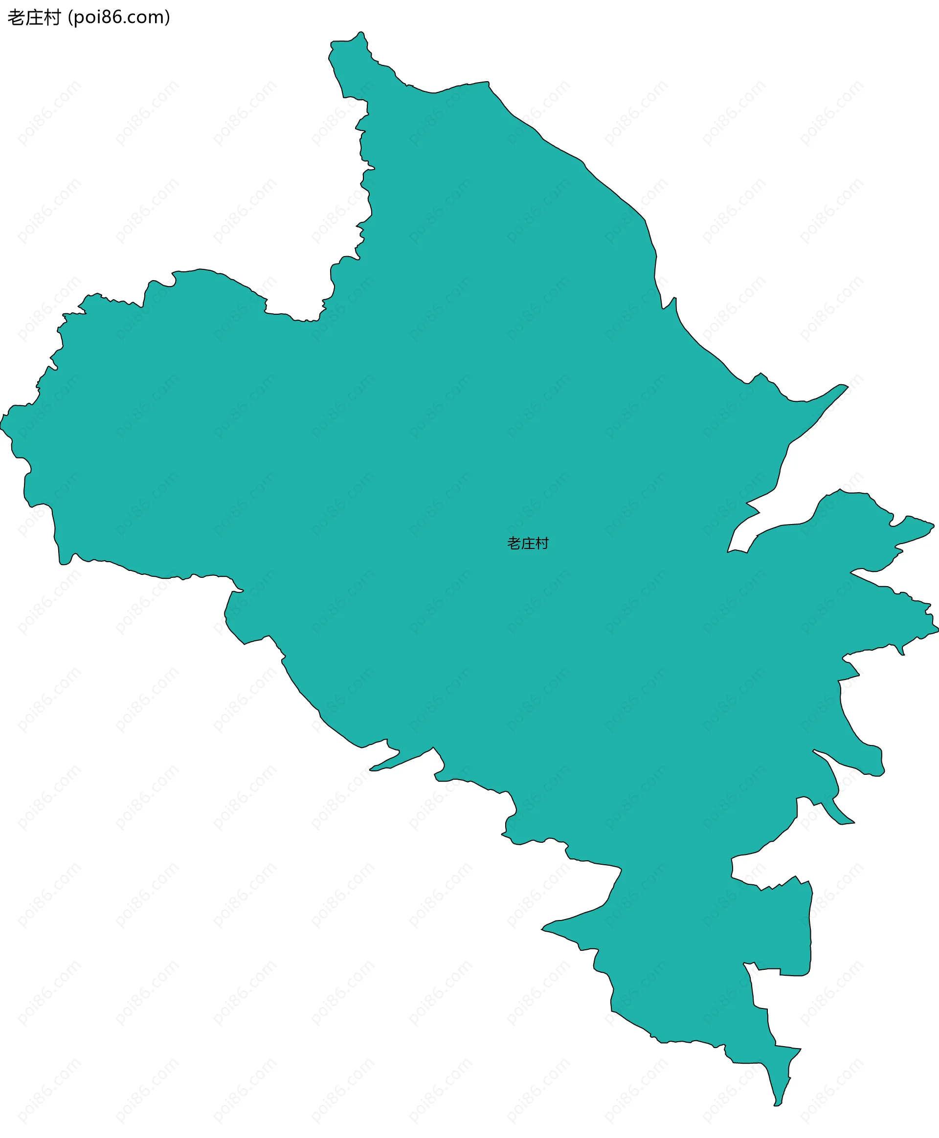 老庄村边界地图