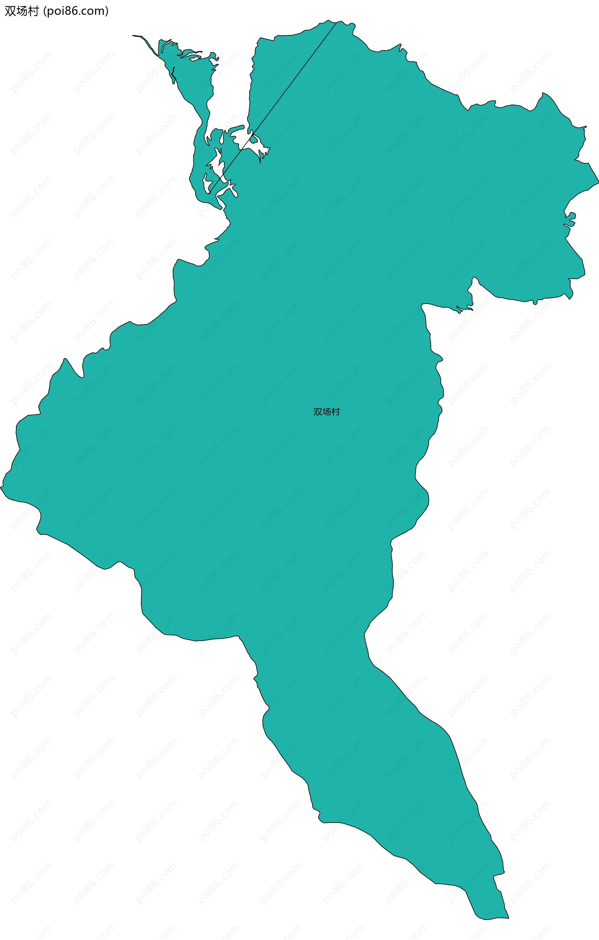 双场村边界地图