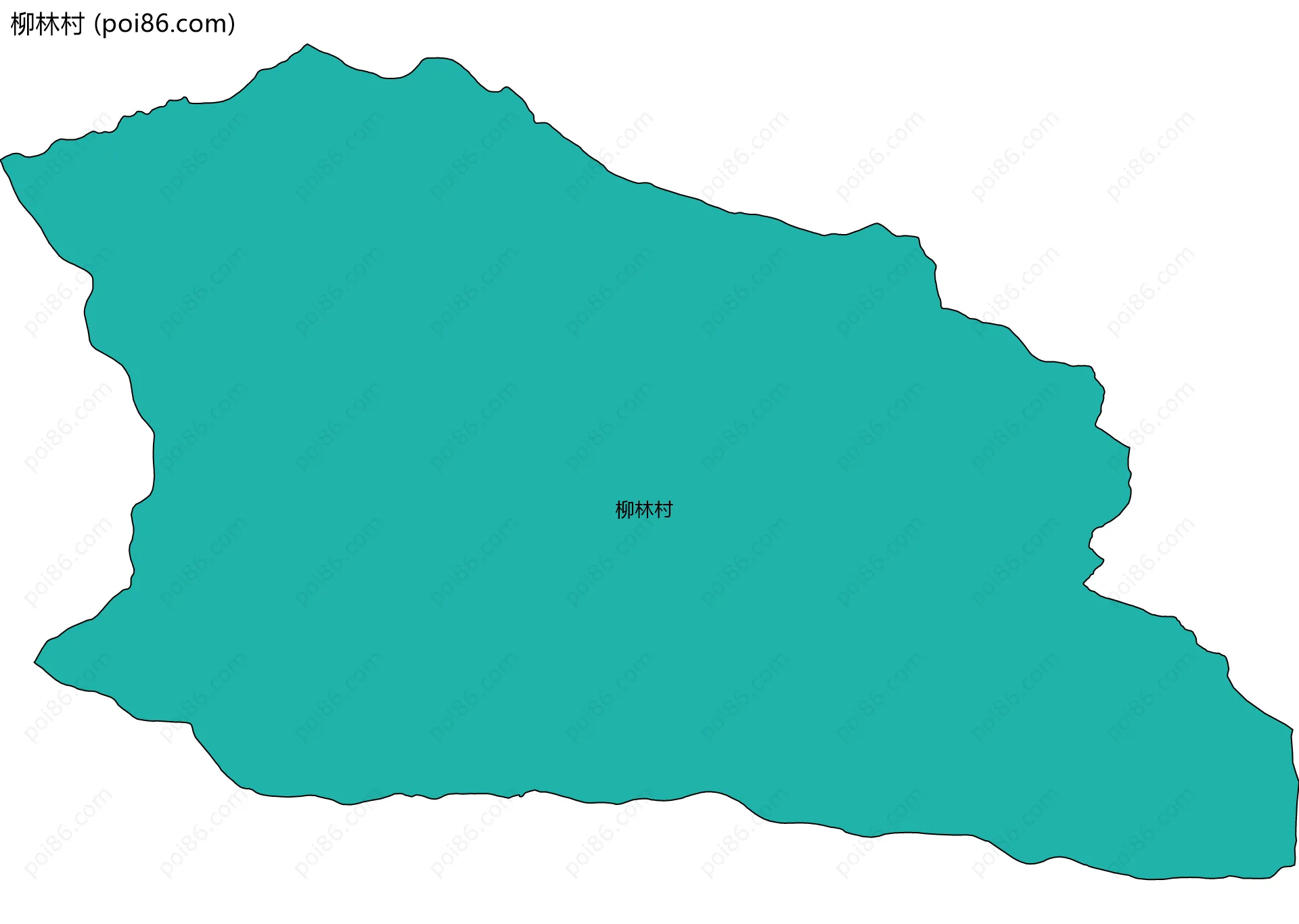柳林村边界地图