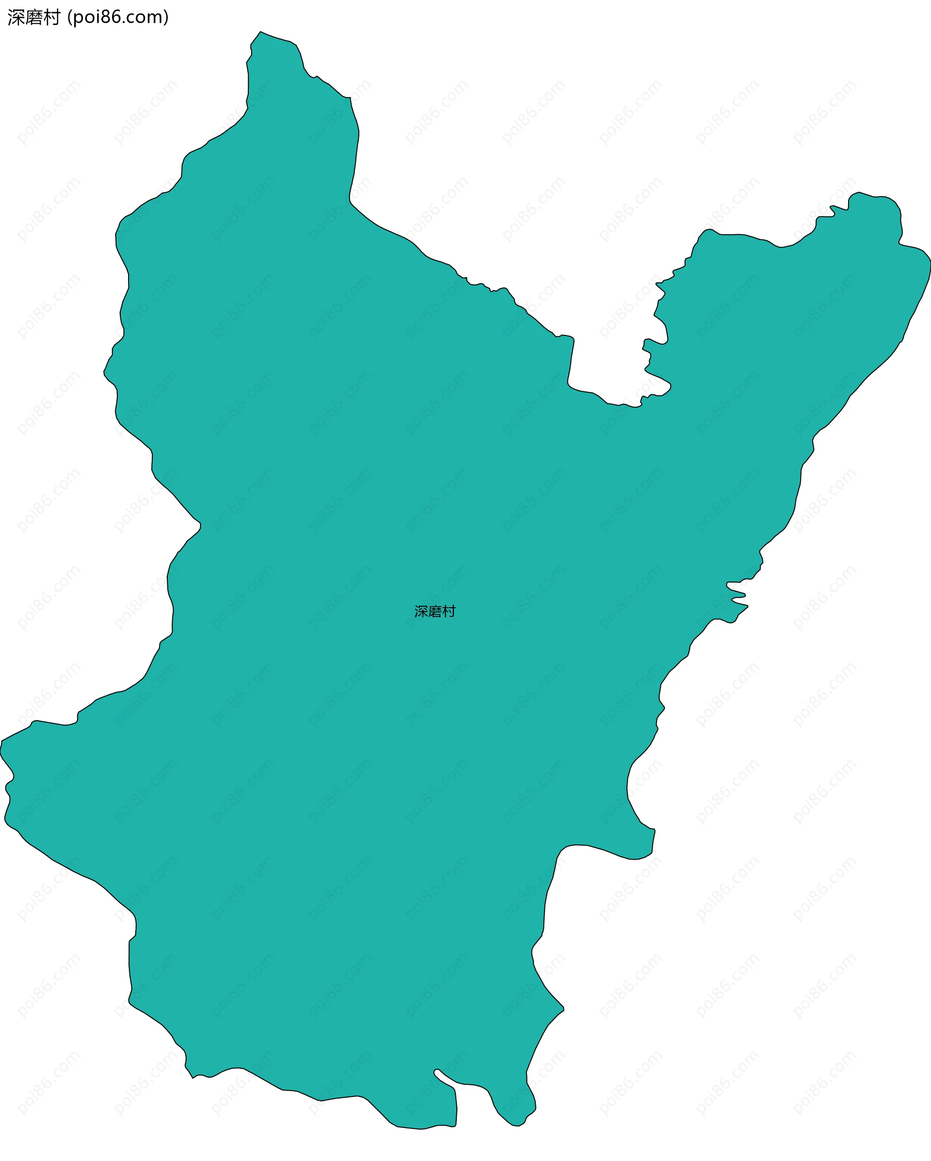 深磨村边界地图