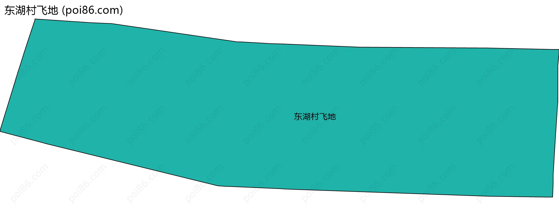 东湖村飞地边界地图
