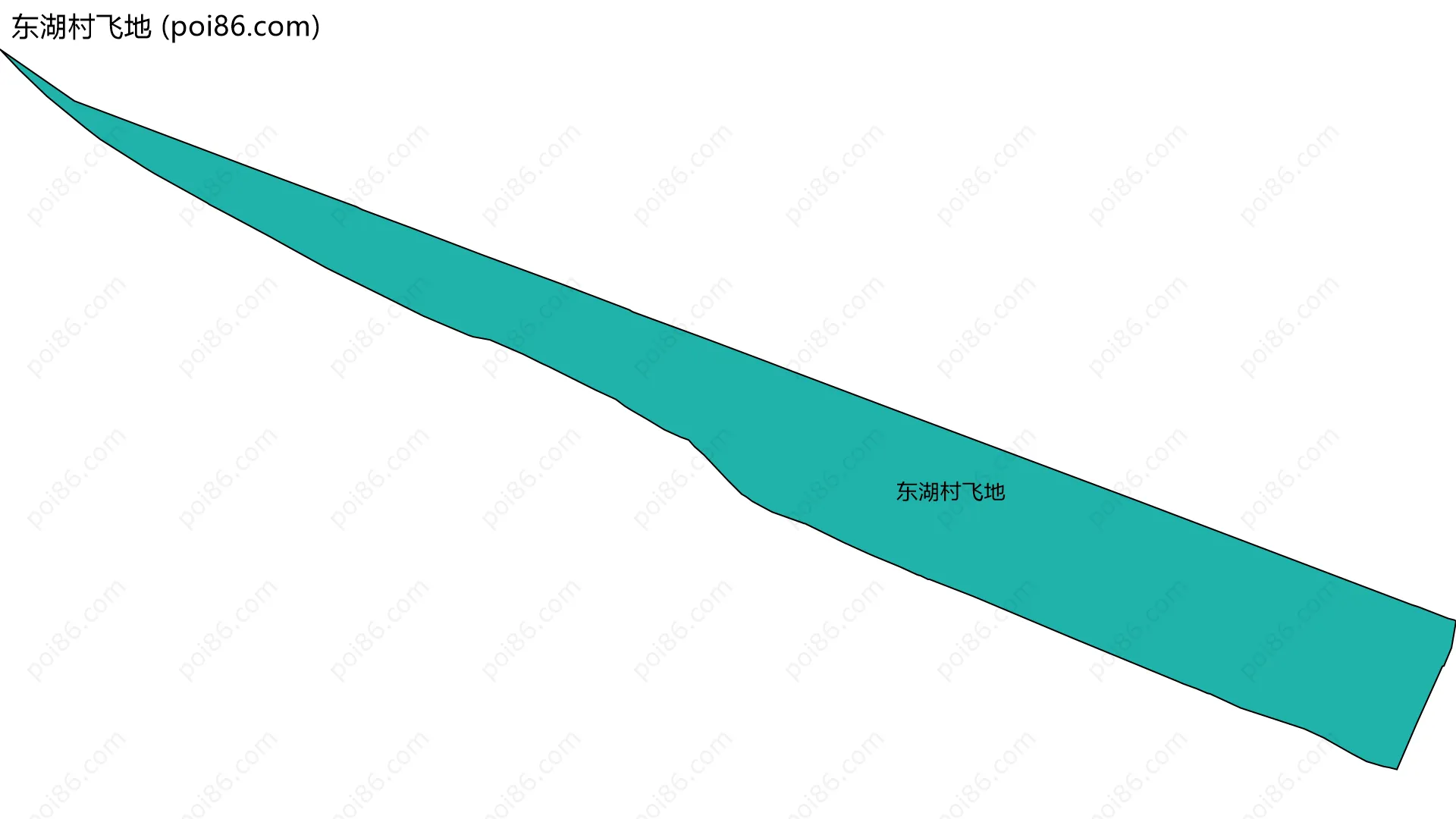 东湖村飞地边界地图