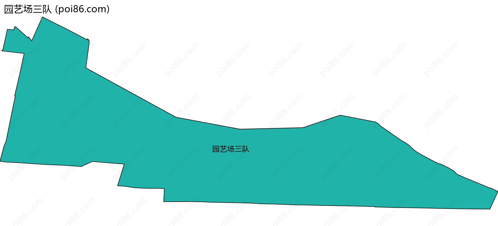 园艺场三队边界地图