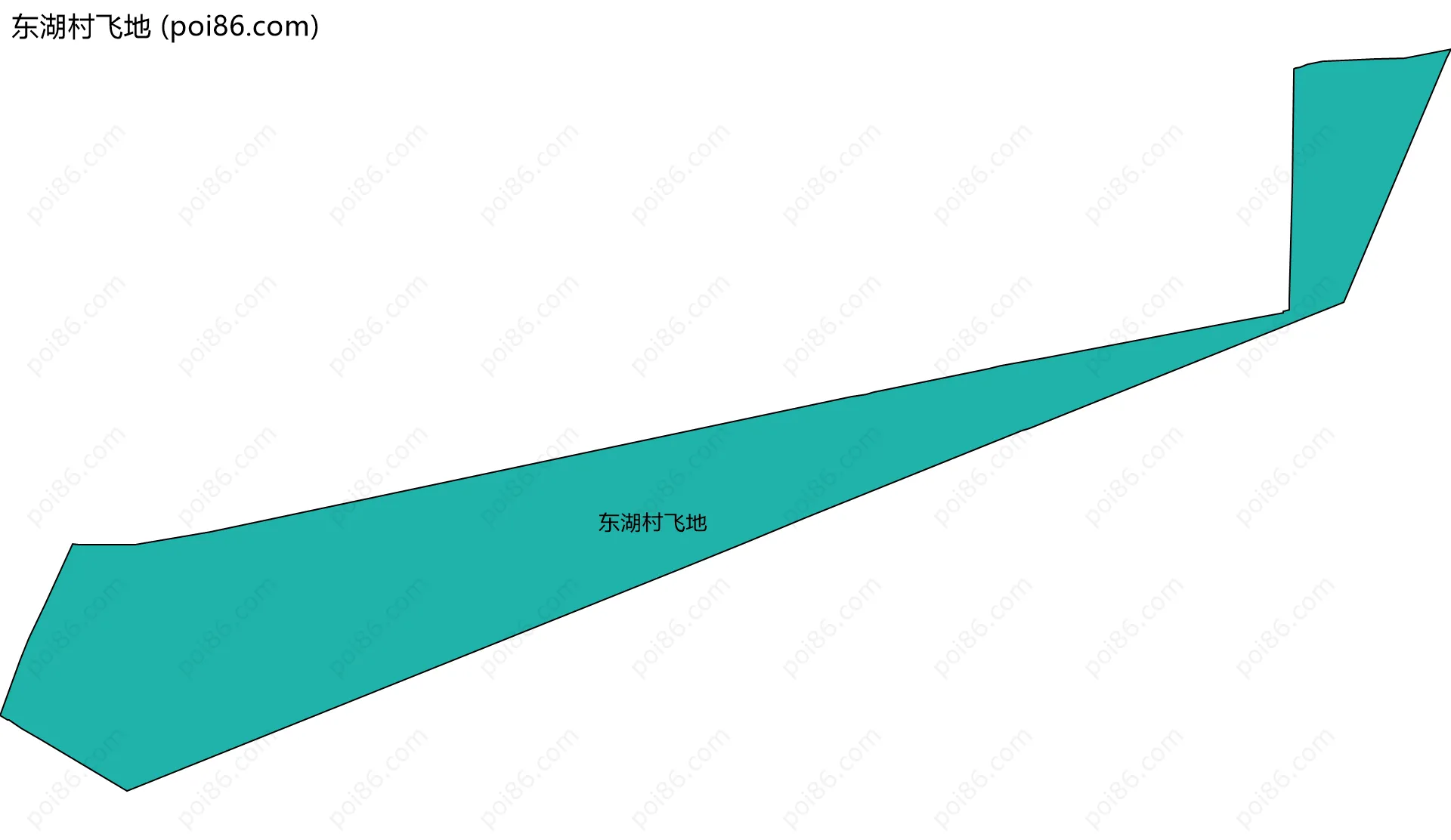 东湖村飞地边界地图
