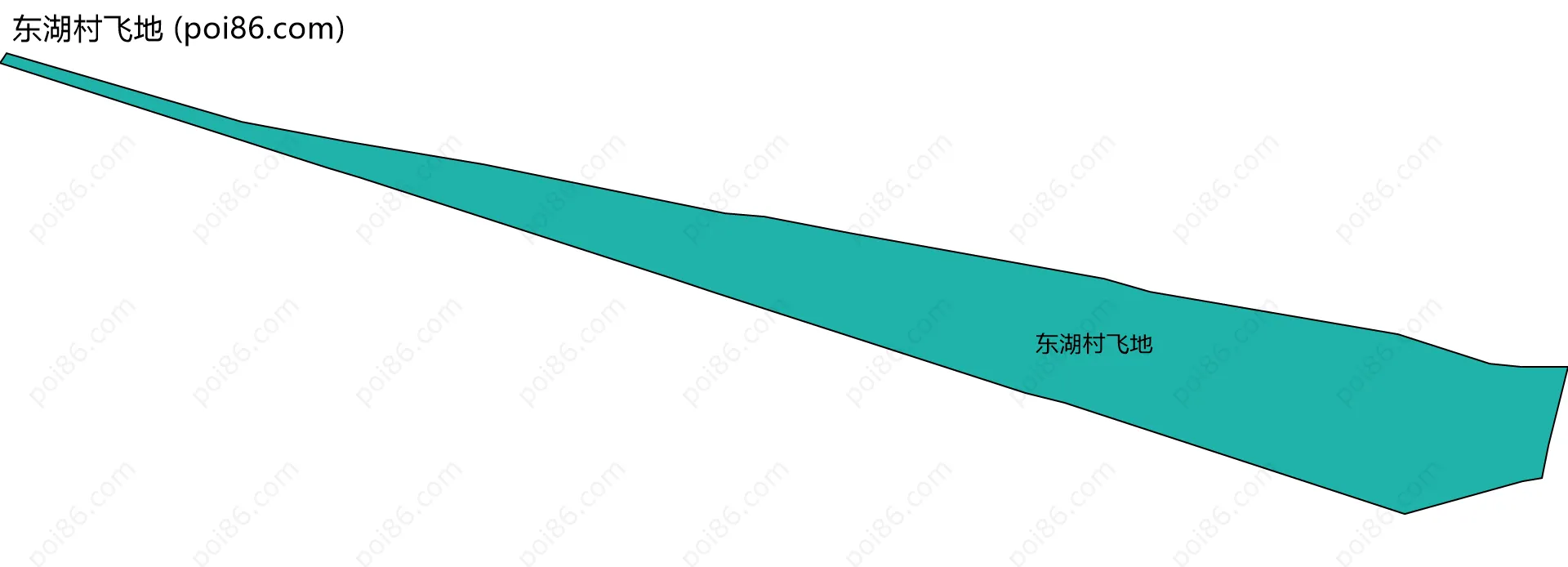东湖村飞地边界地图