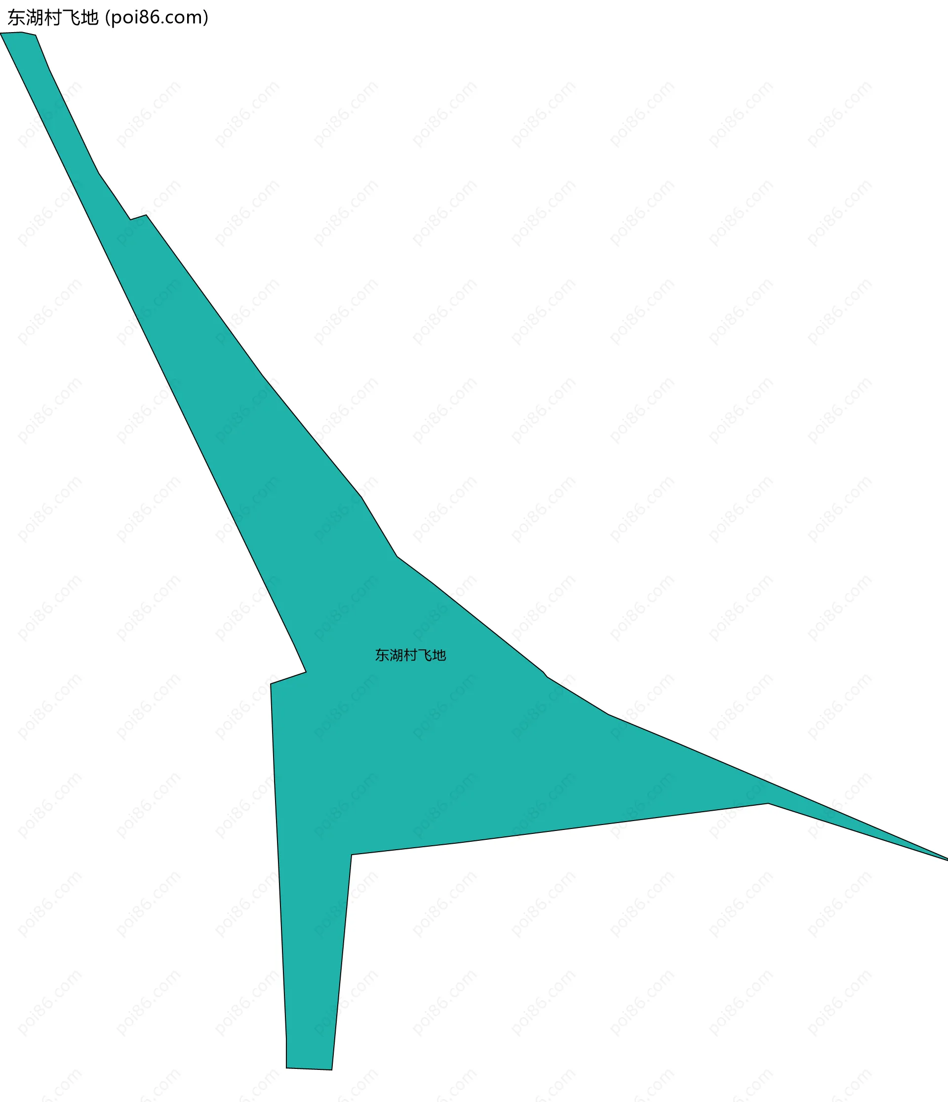 东湖村飞地边界地图